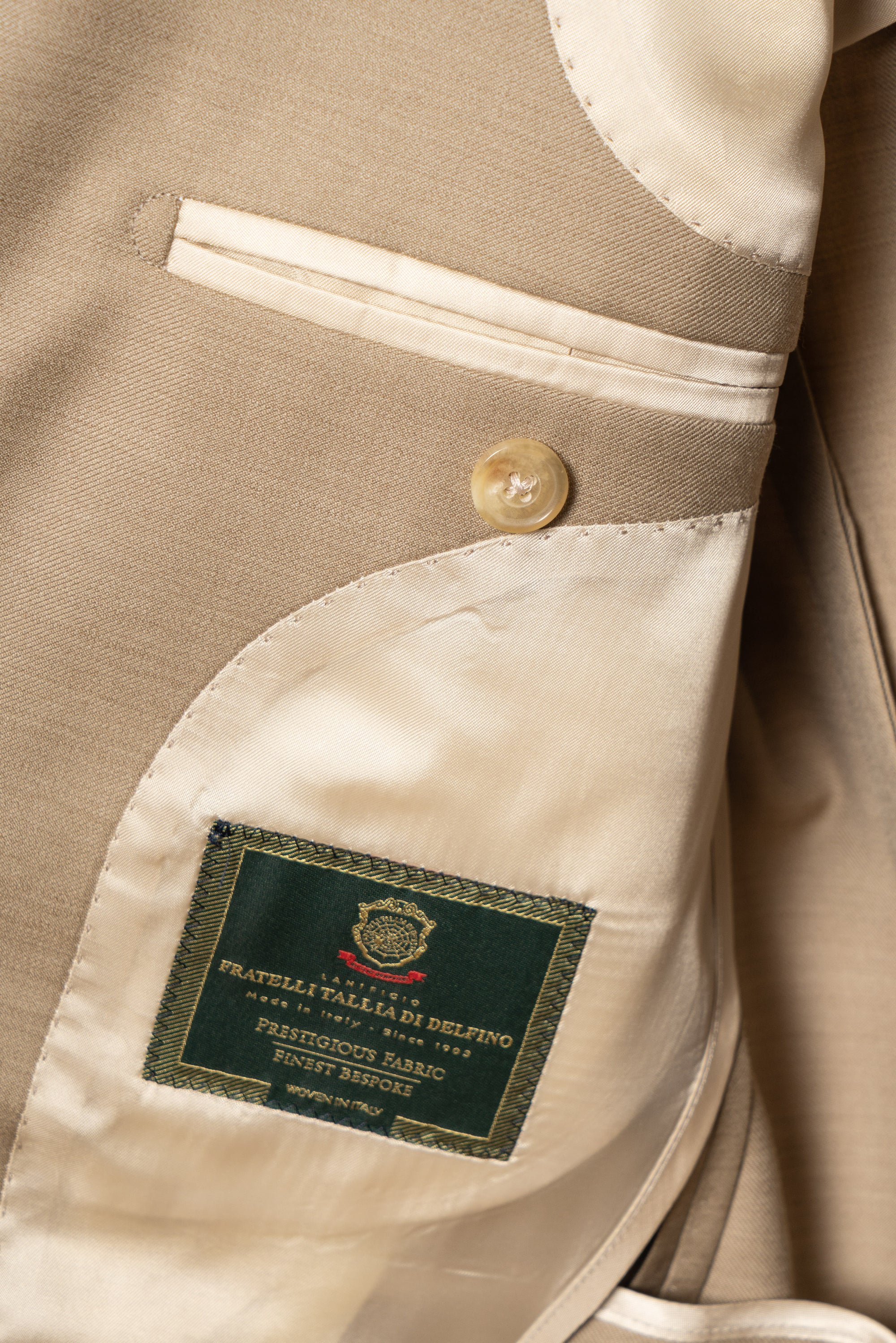MTO Camel Twill 120s Wool Suit #748