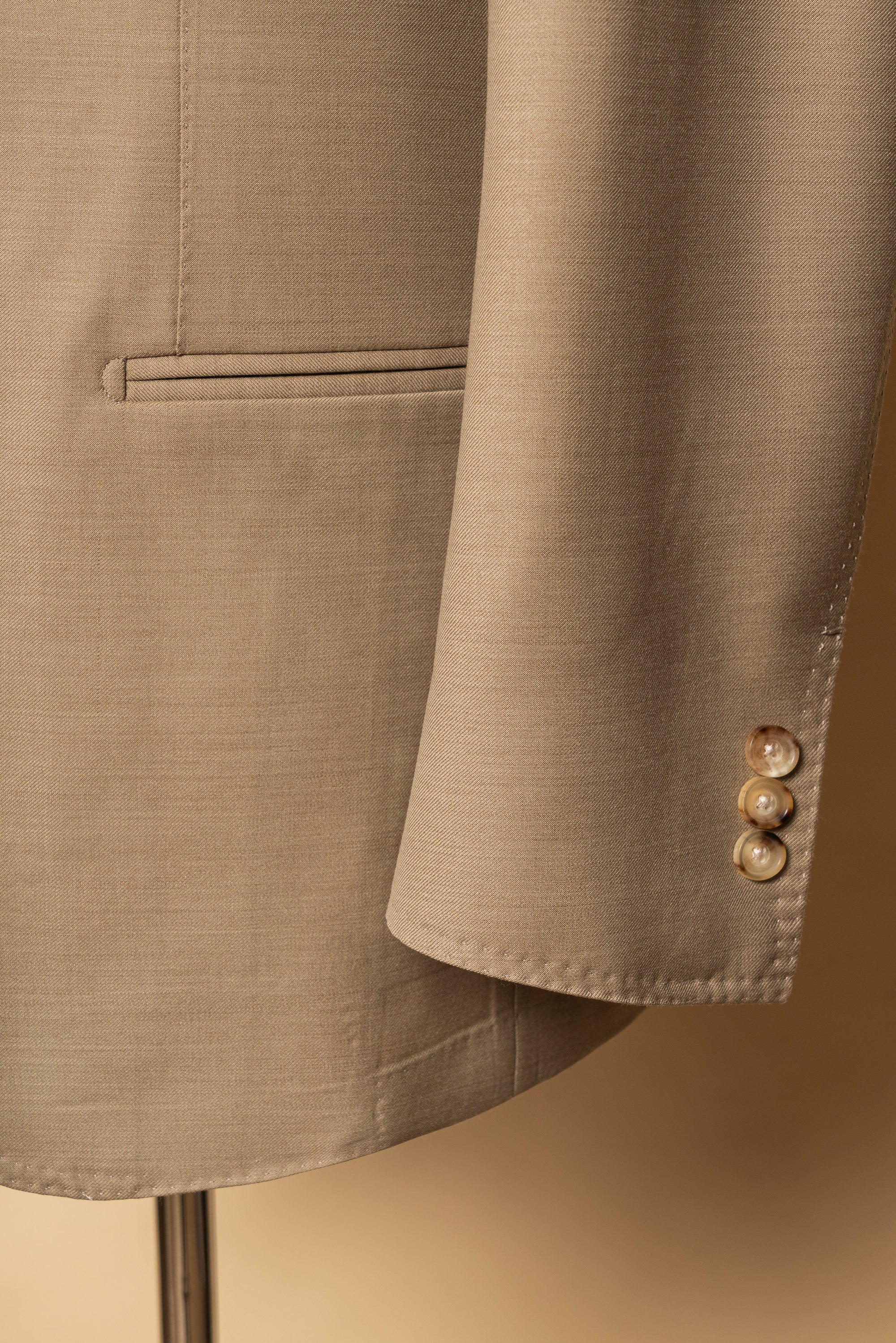 MTO Camel Twill 120s Wool Suit #748