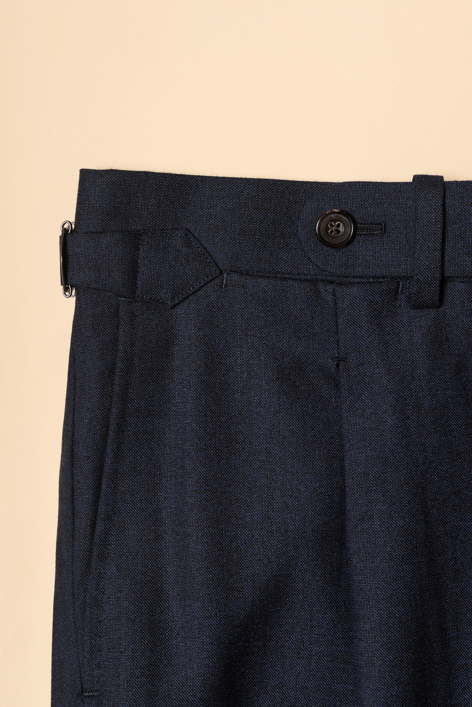 MTO Navy Sharkskin Suit (Vintage Scabal) #500