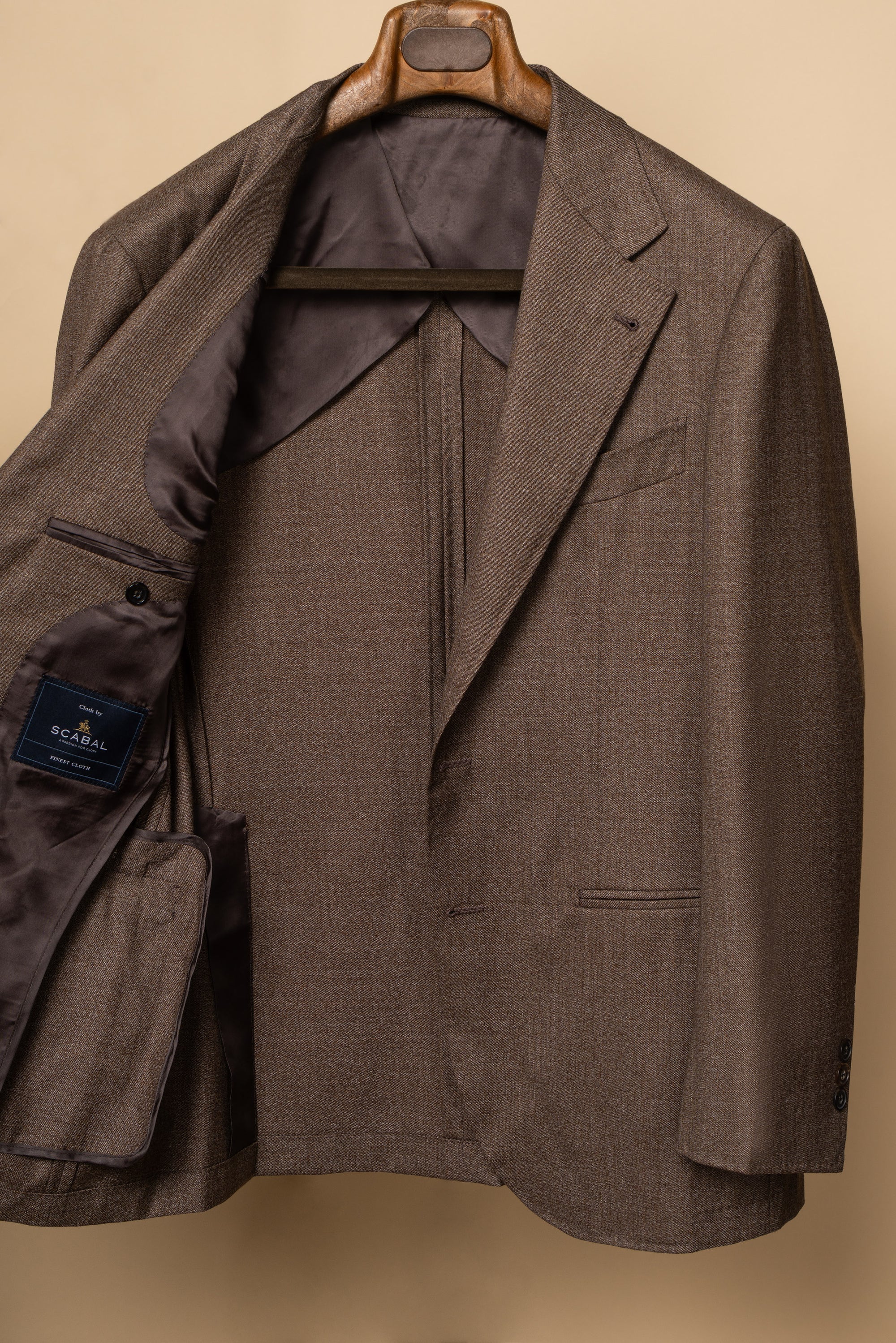 MTO Tawny Sharkskin Suit (Vintage Scabal) #502