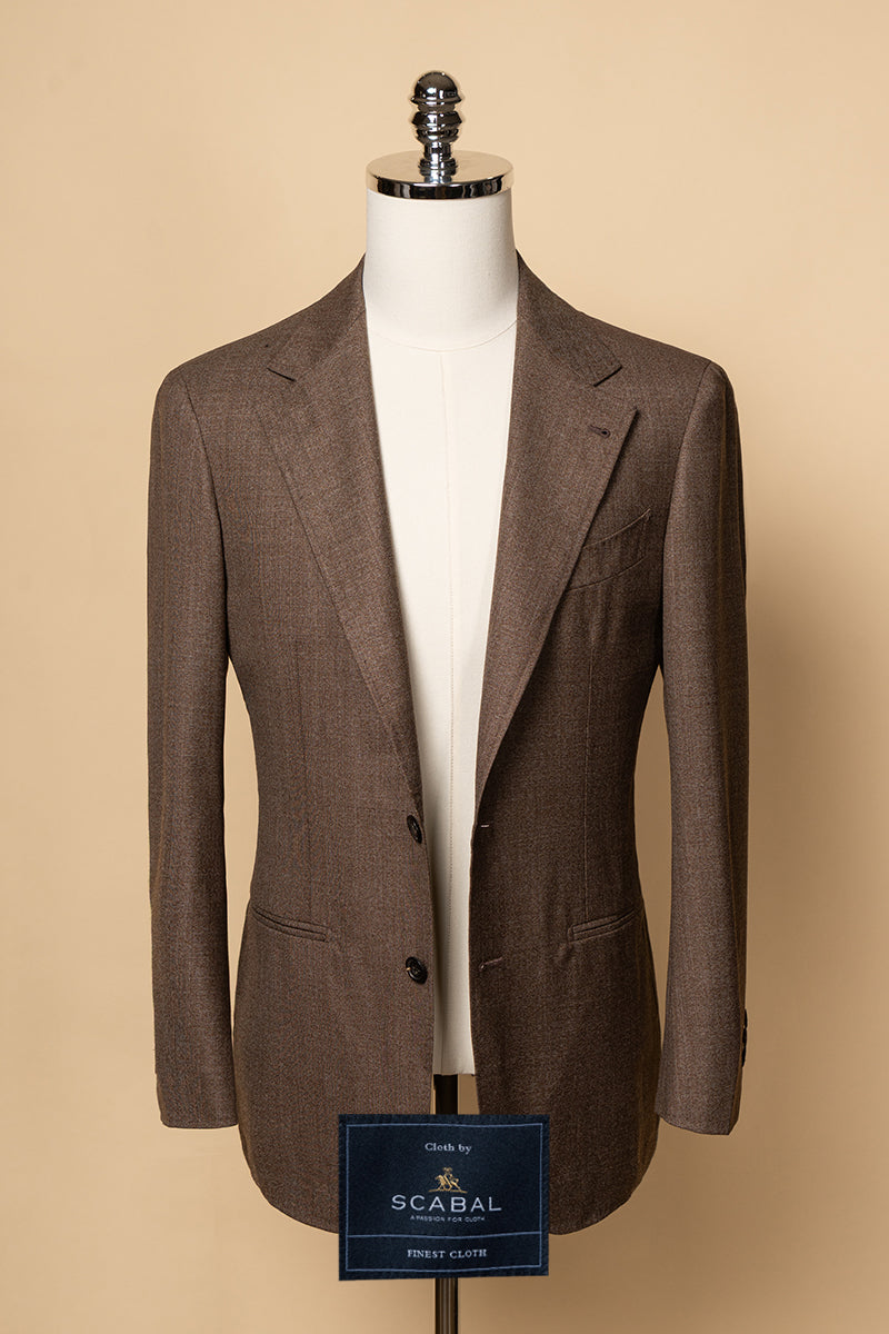 MTO Tawny Sharkskin Suit (Vintage Scabal) #502