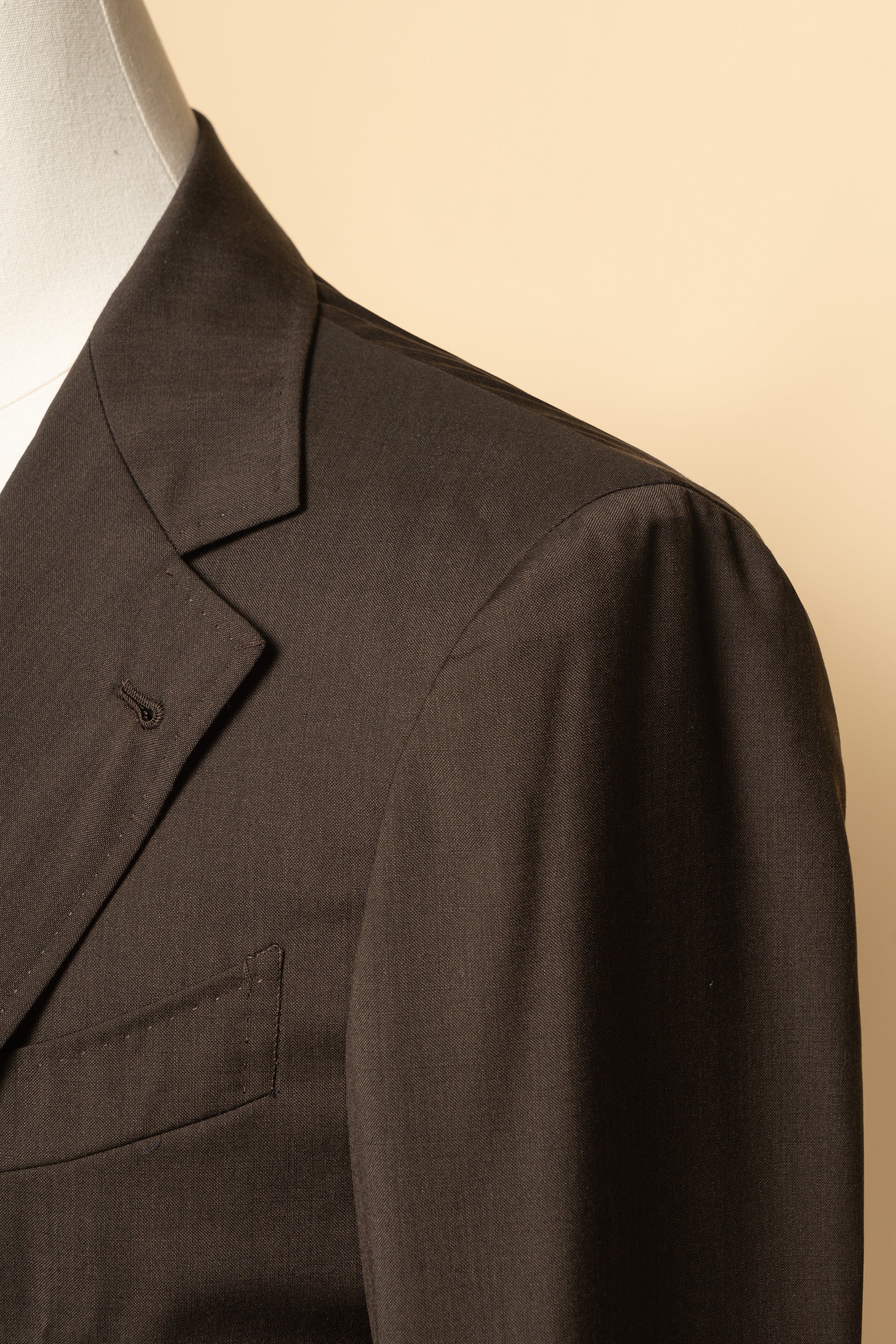 MTO Tobacco High Twist Suit (Vintage Scabal) #504