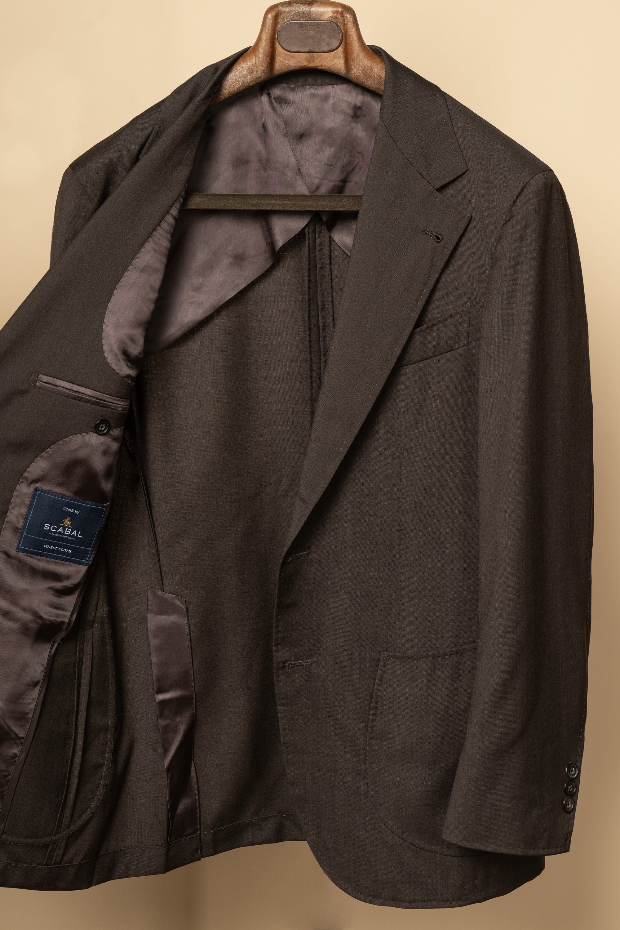 MTO Tobacco High Twist Suit (Vintage Scabal) #504