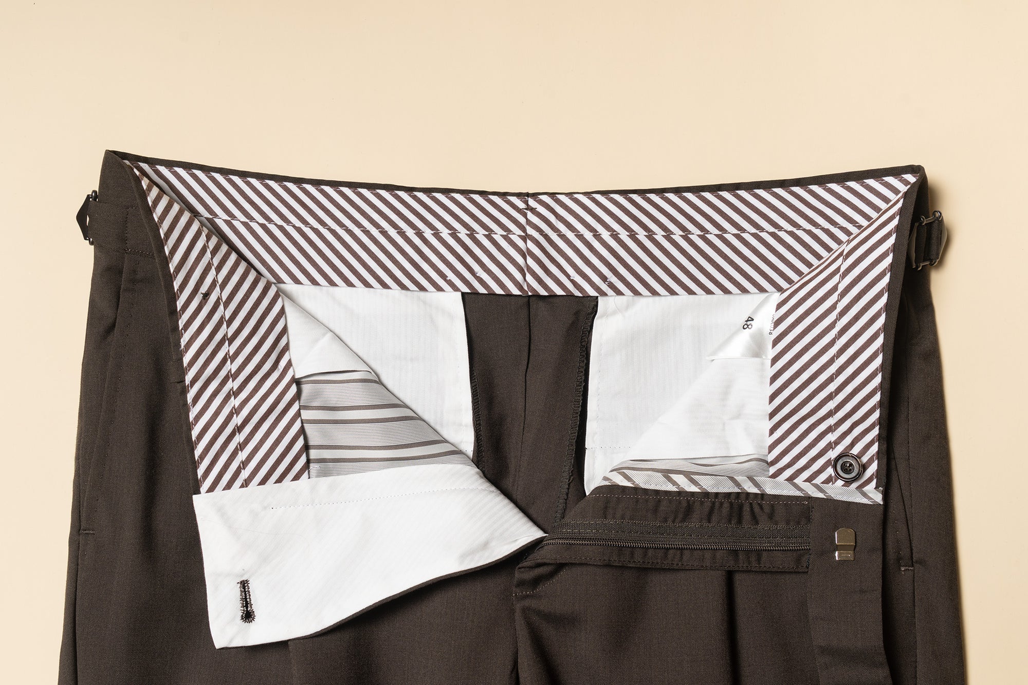 MTO Tobacco High Twist Suit (Vintage Scabal) #504