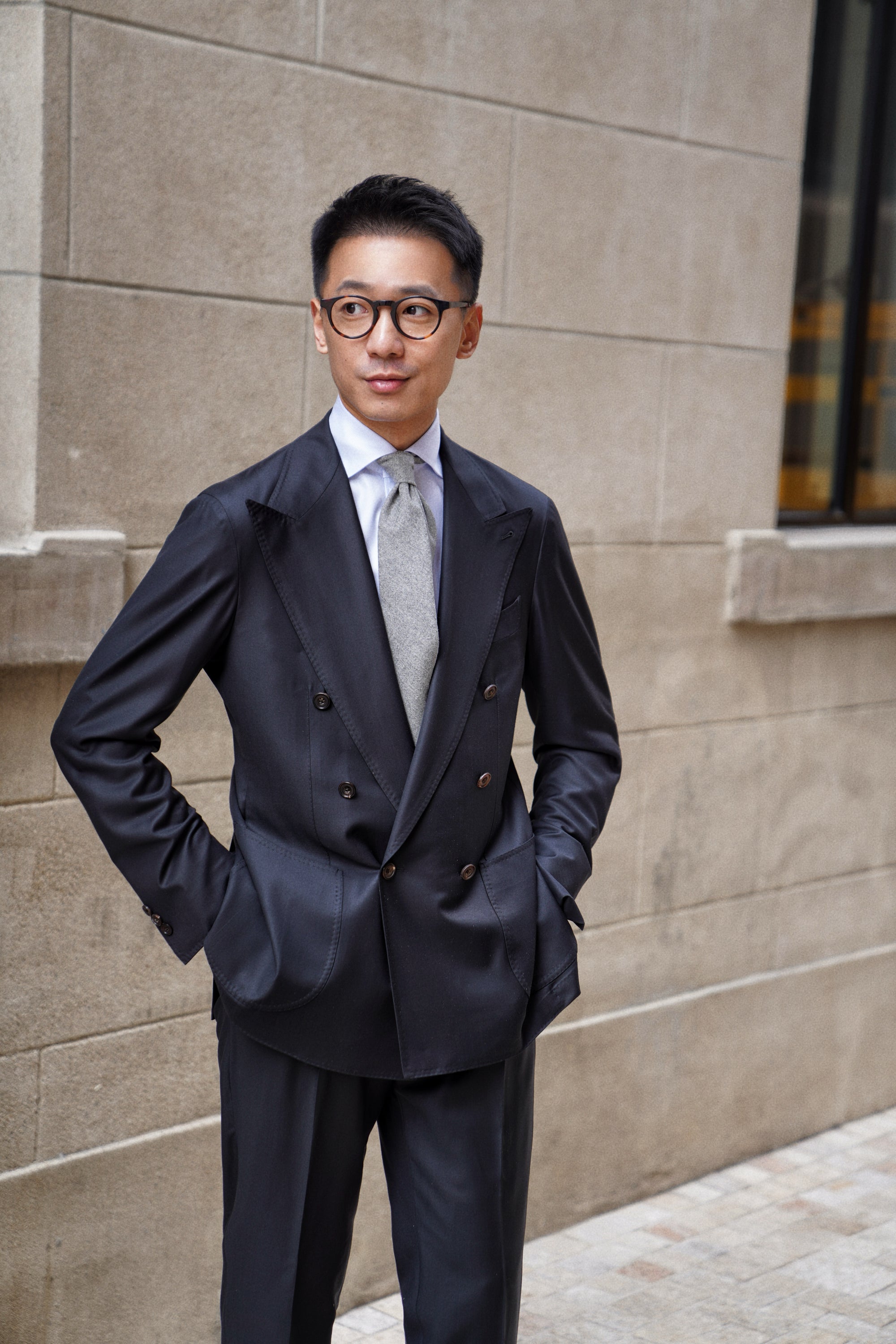 MTO Navy 170's Worsted Suit #668