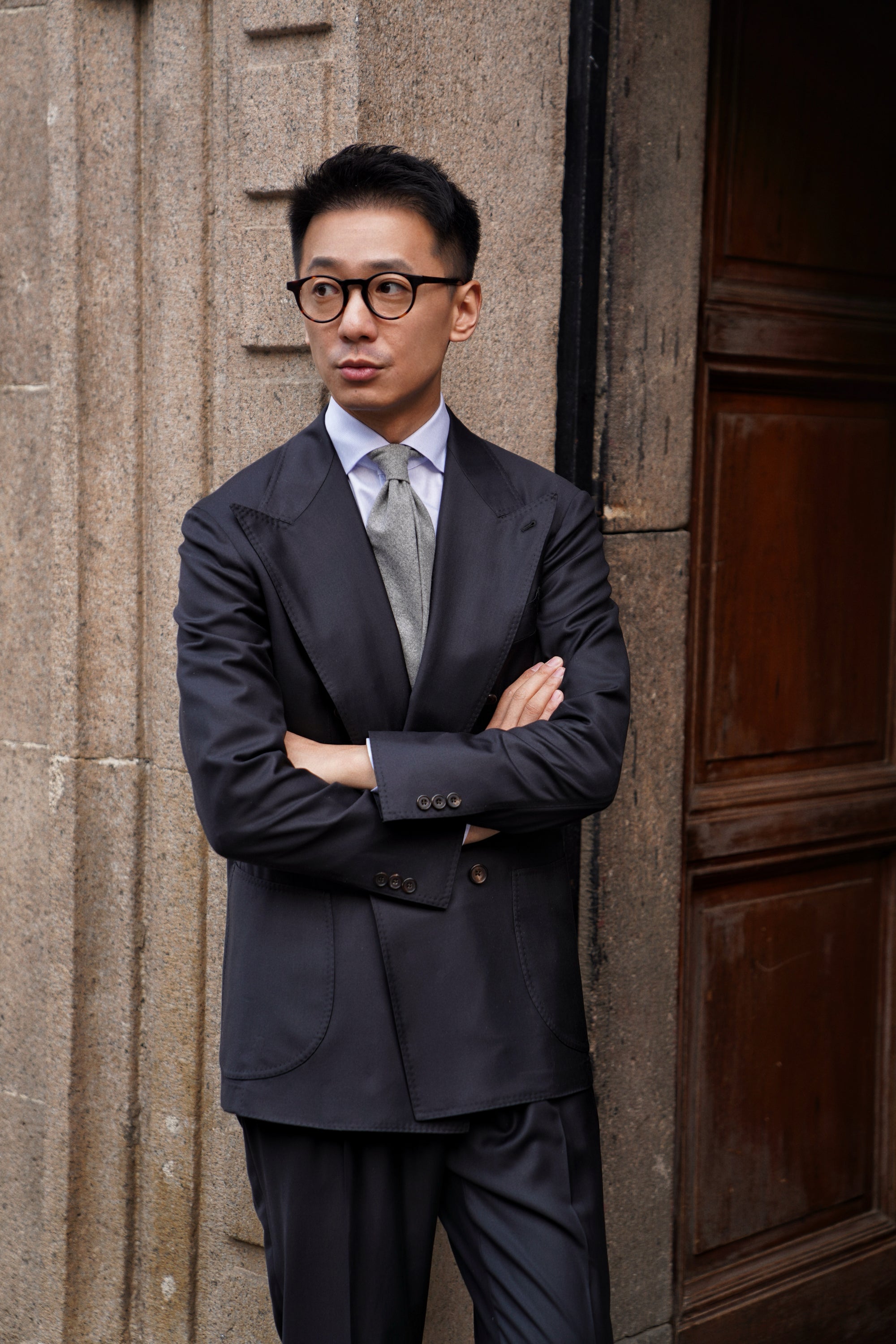 MTO Navy 170's Worsted Suit #668