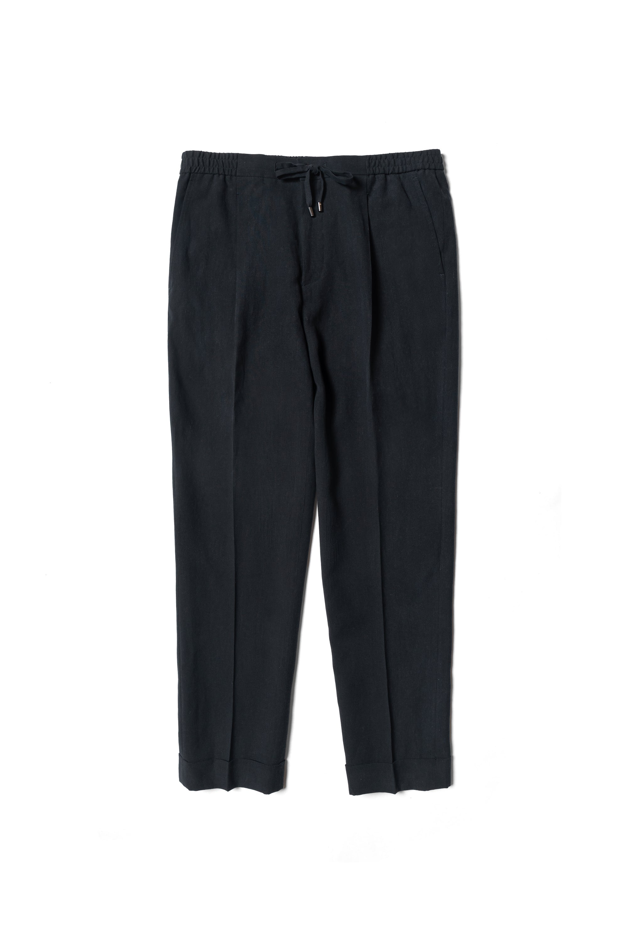 MTO Solbiati Art Du Lin Linen Drawstring Trousers