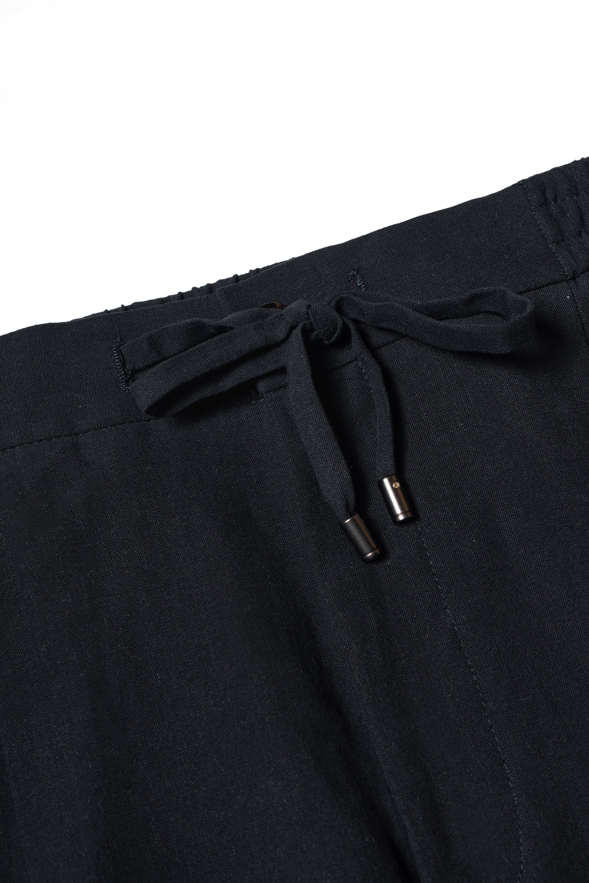MTO Solbiati Art Du Lin Linen Drawstring Trousers