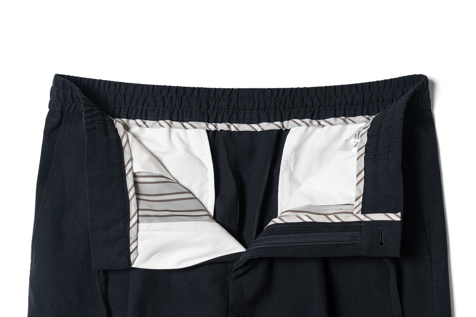 MTO Solbiati Art Du Lin Linen Drawstring Trousers