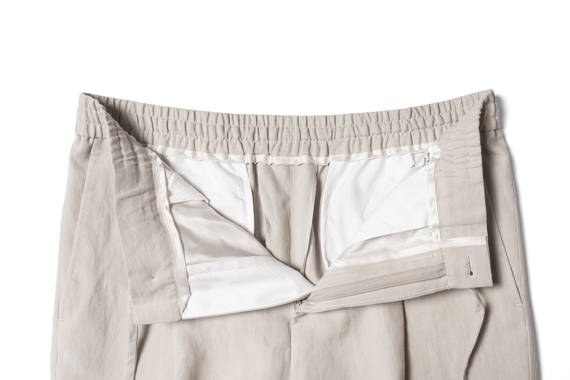 MTO Solbiati Art Du Lin Linen Drawstring Trousers