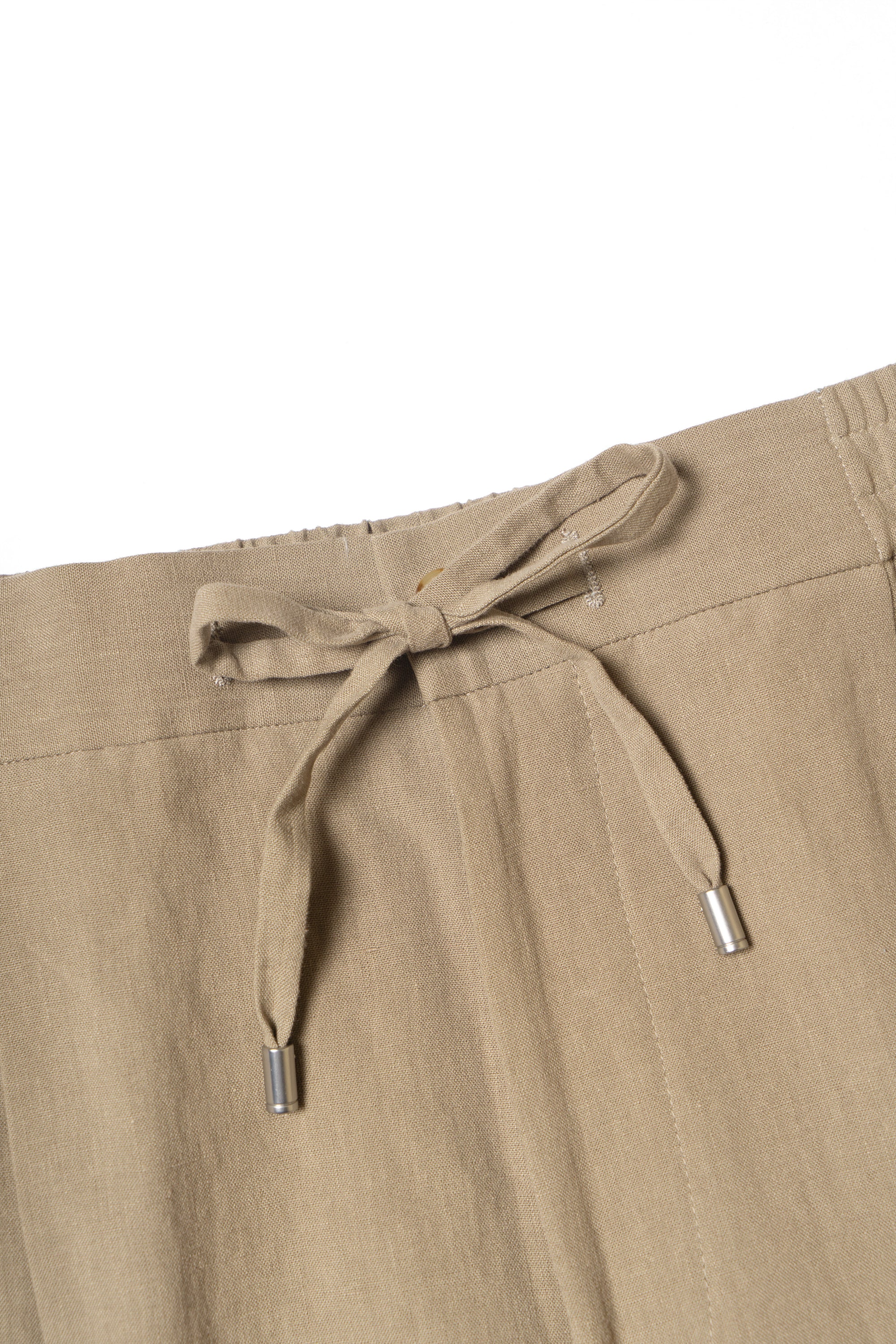 MTO Solbiati Art Du Lin Linen Drawstring Trousers
