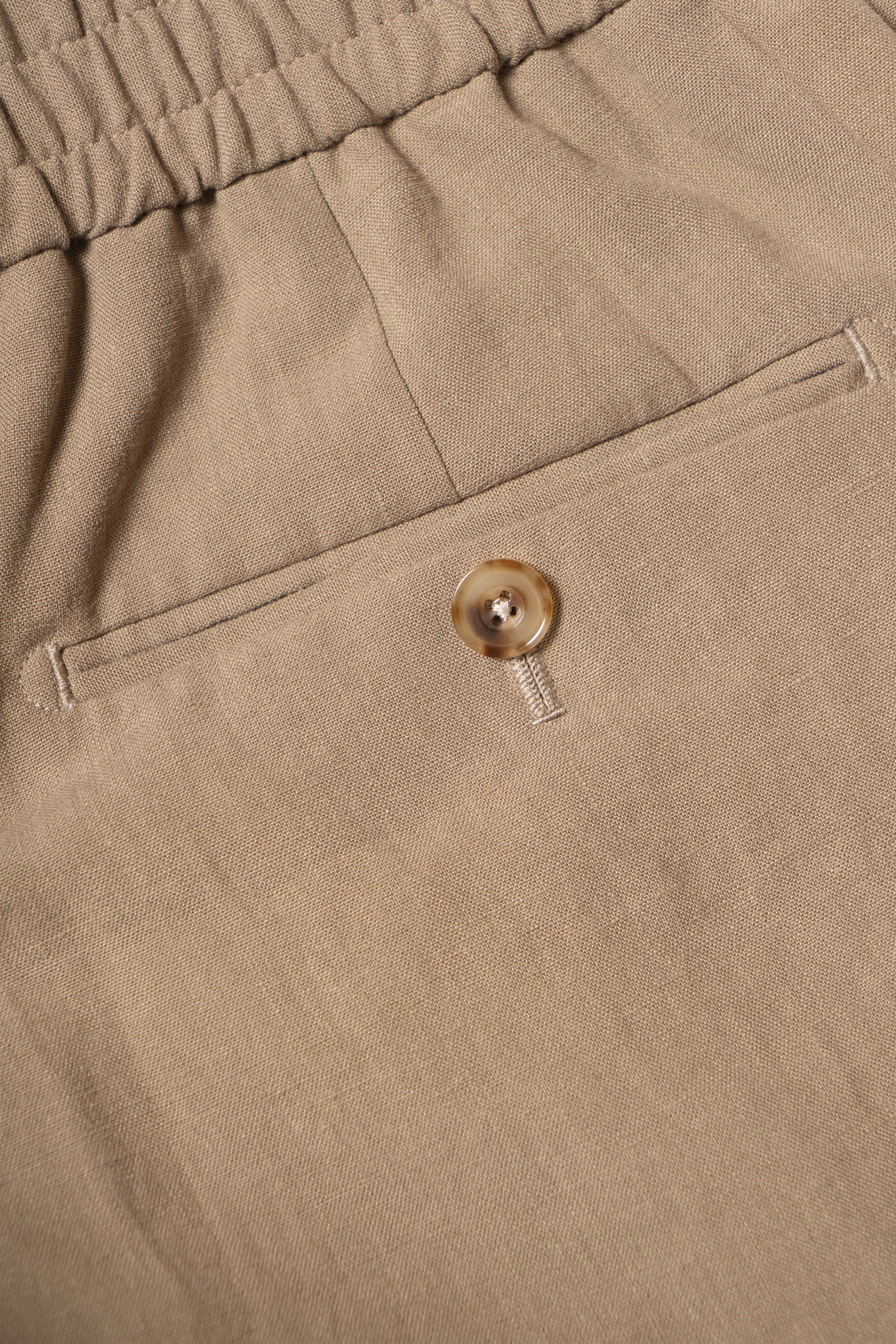 MTO Solbiati Art Du Lin Linen Drawstring Trousers