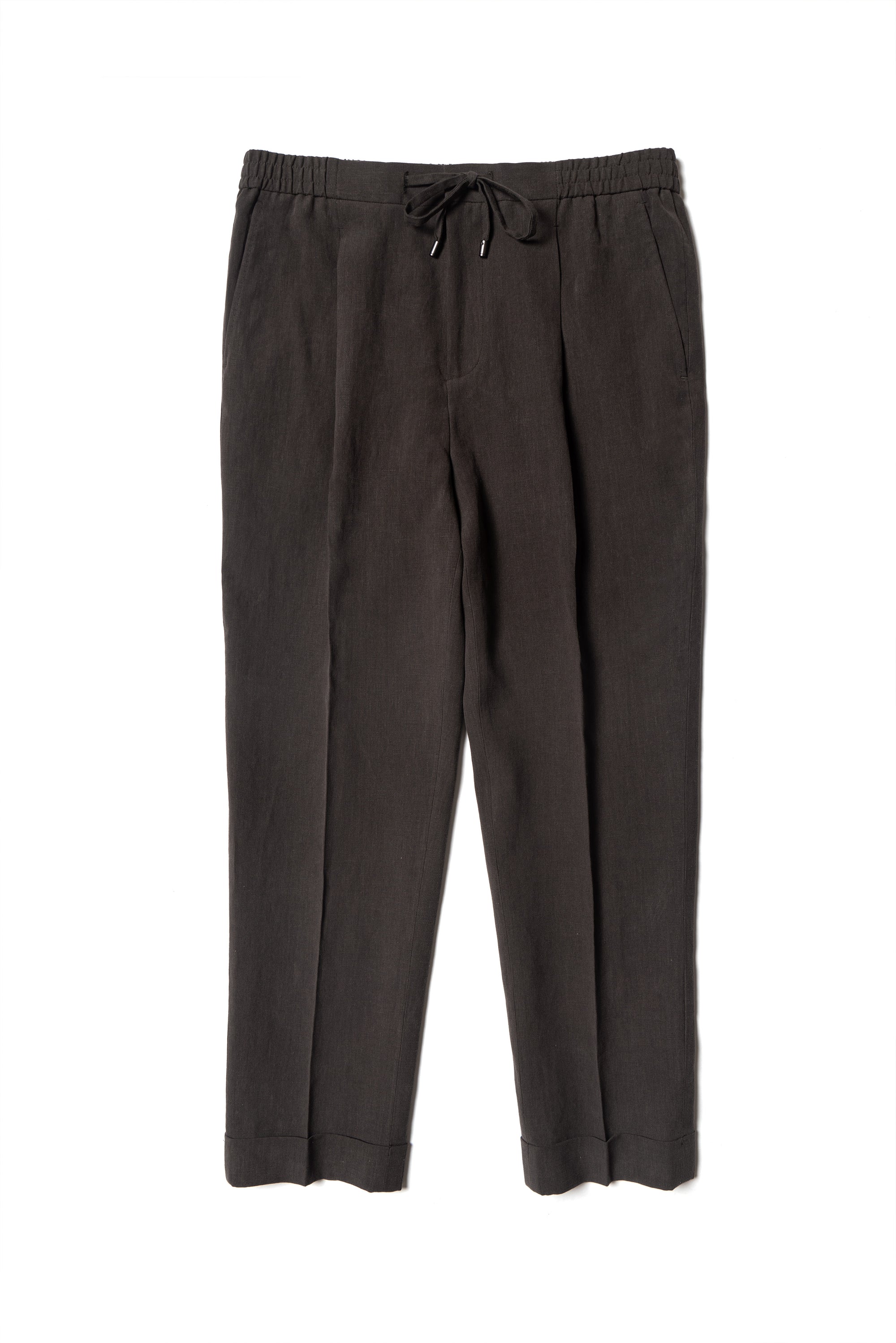 MTO Solbiati Art Du Lin Linen Drawstring Trousers