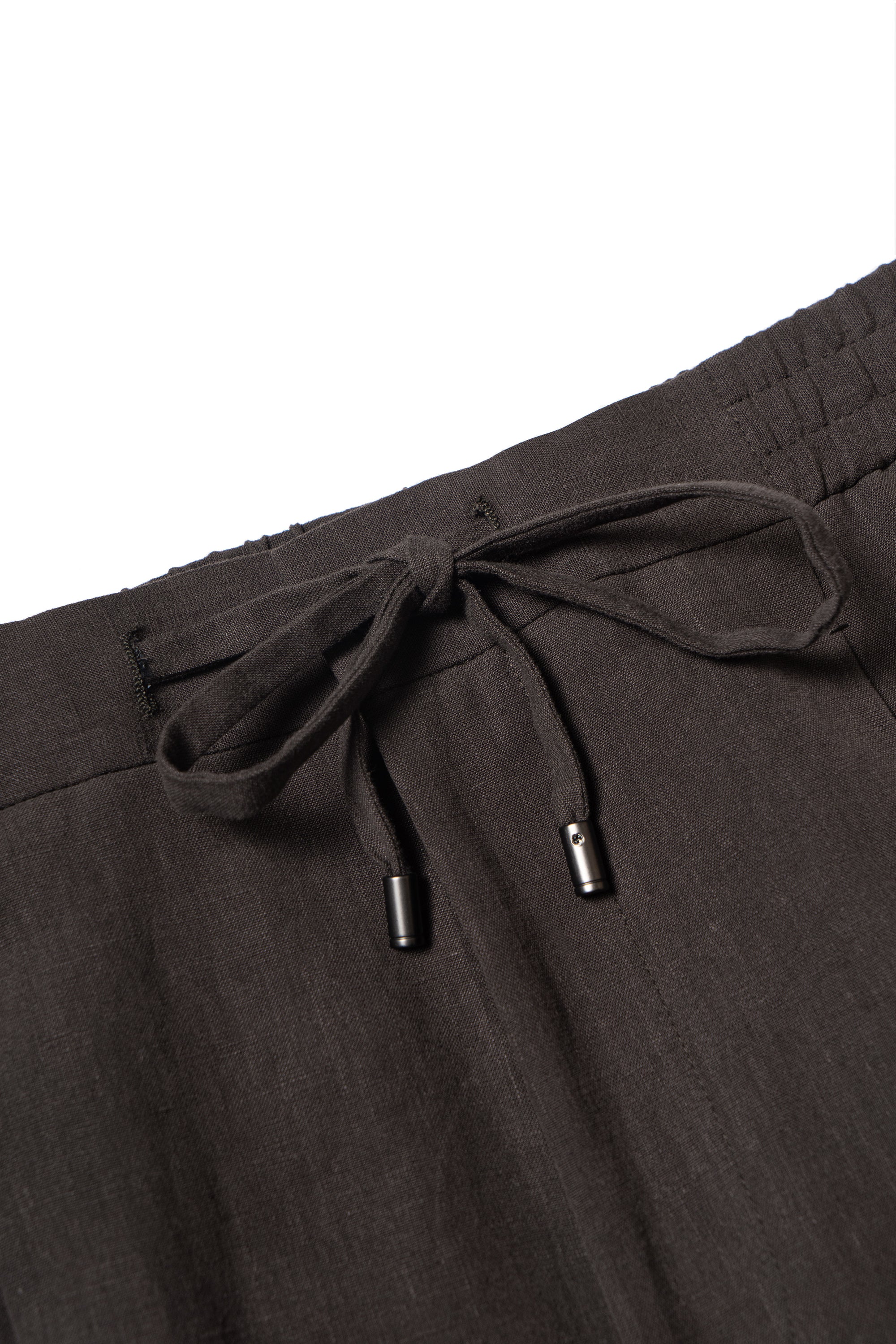 MTO Solbiati Art Du Lin Linen Drawstring Trousers