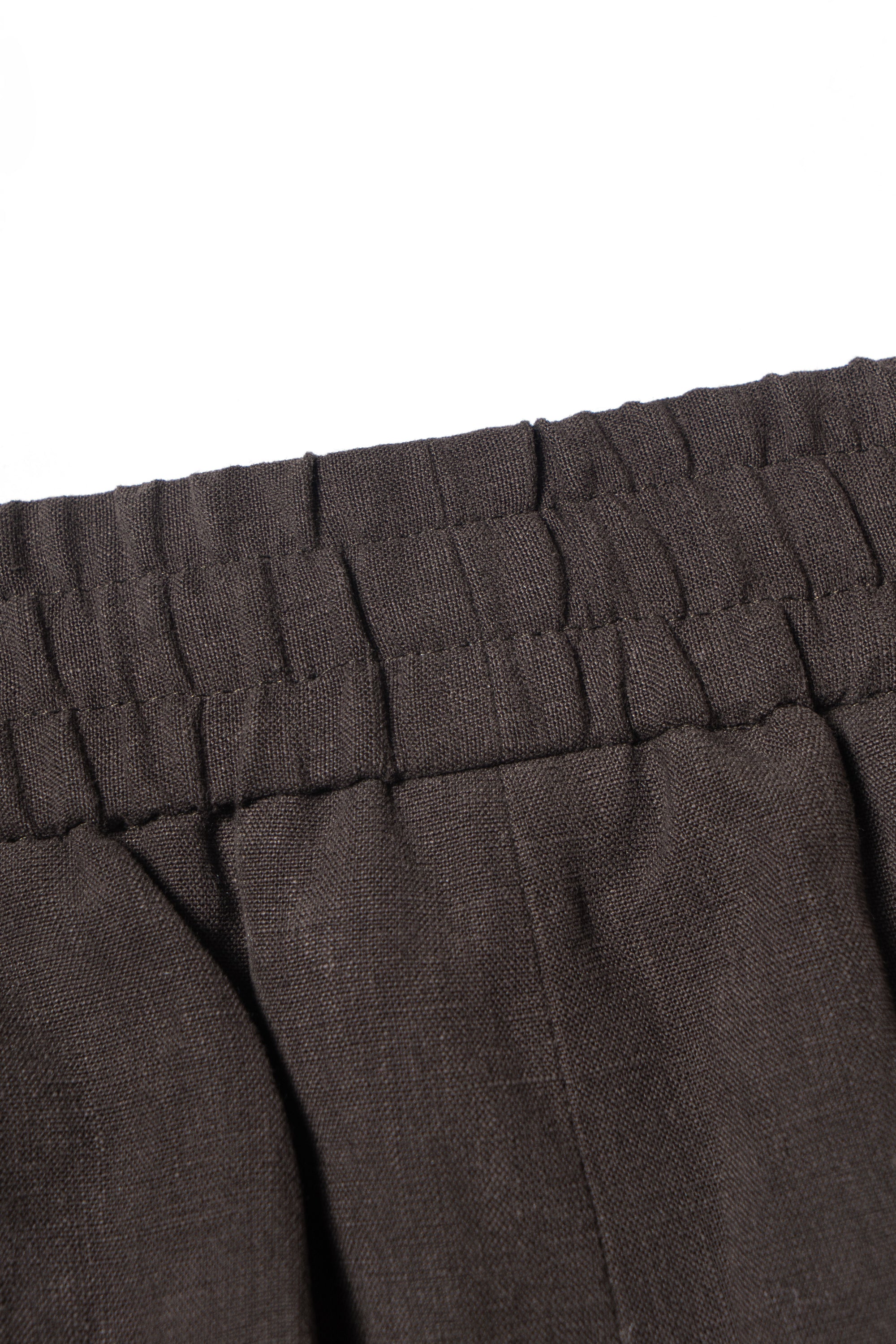 MTO Solbiati Art Du Lin Linen Drawstring Trousers