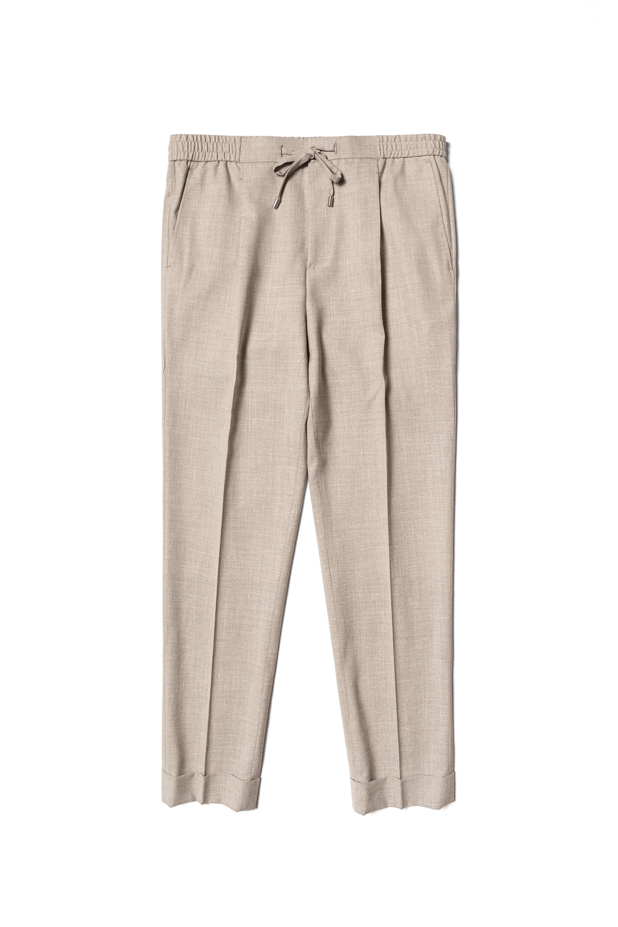 Silk Linen Wool Drawstring Trousers #731 #734 #736