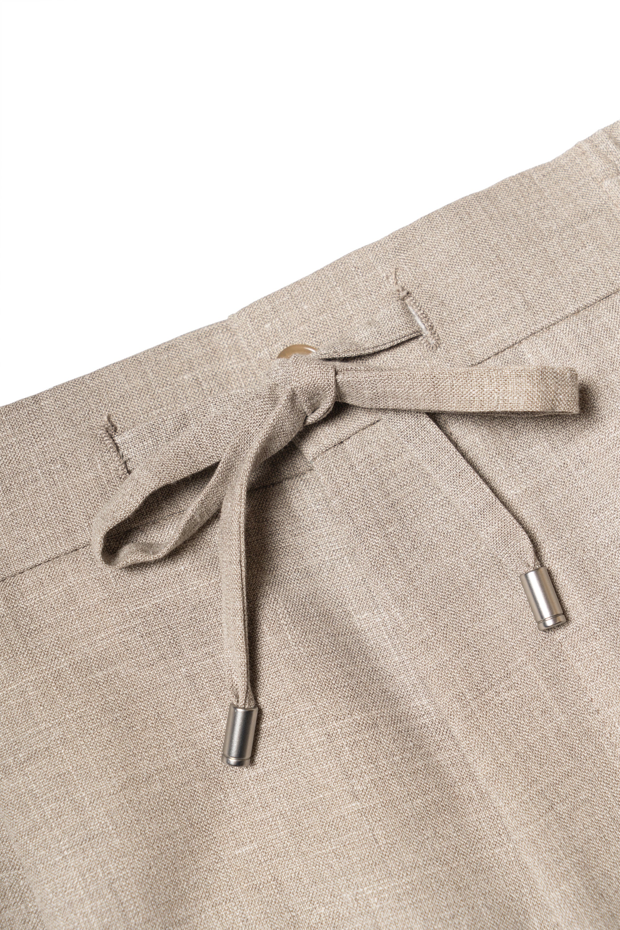 Silk Linen Wool Drawstring Trousers #731 #734 #736
