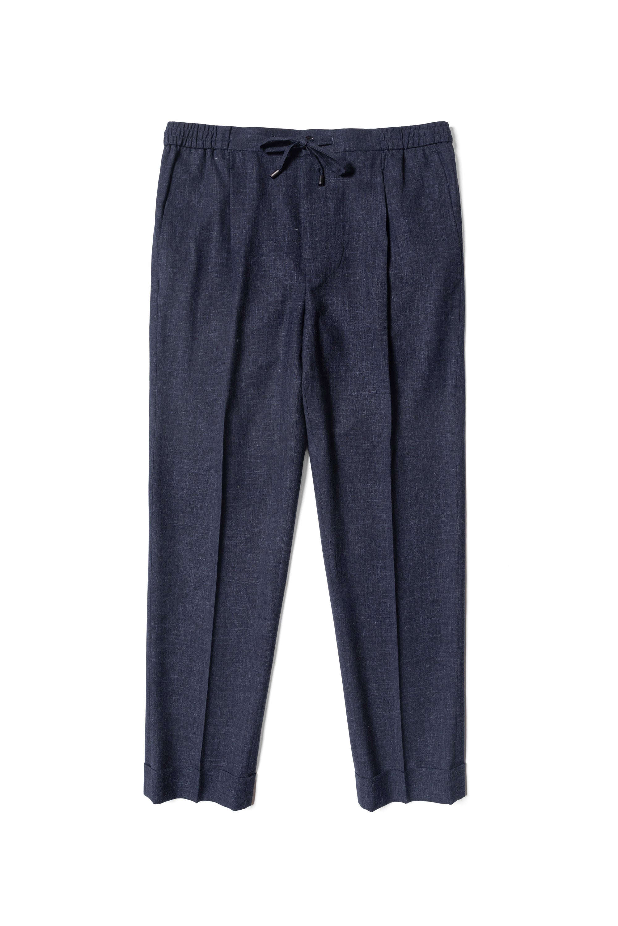 Silk Linen Wool Drawstring Trousers #733 #735 #737