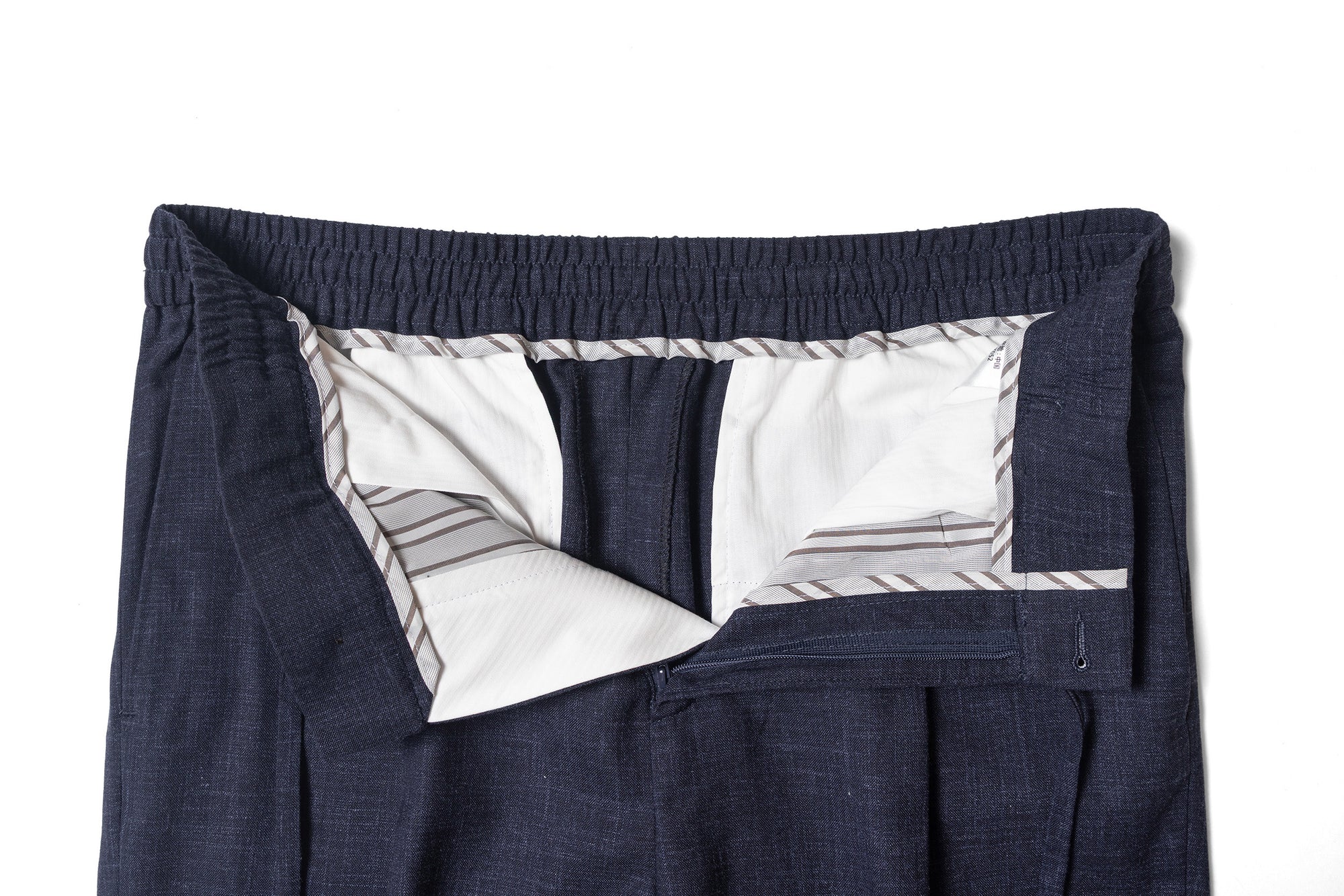 Silk Linen Wool Drawstring Trousers #733 #735 #737