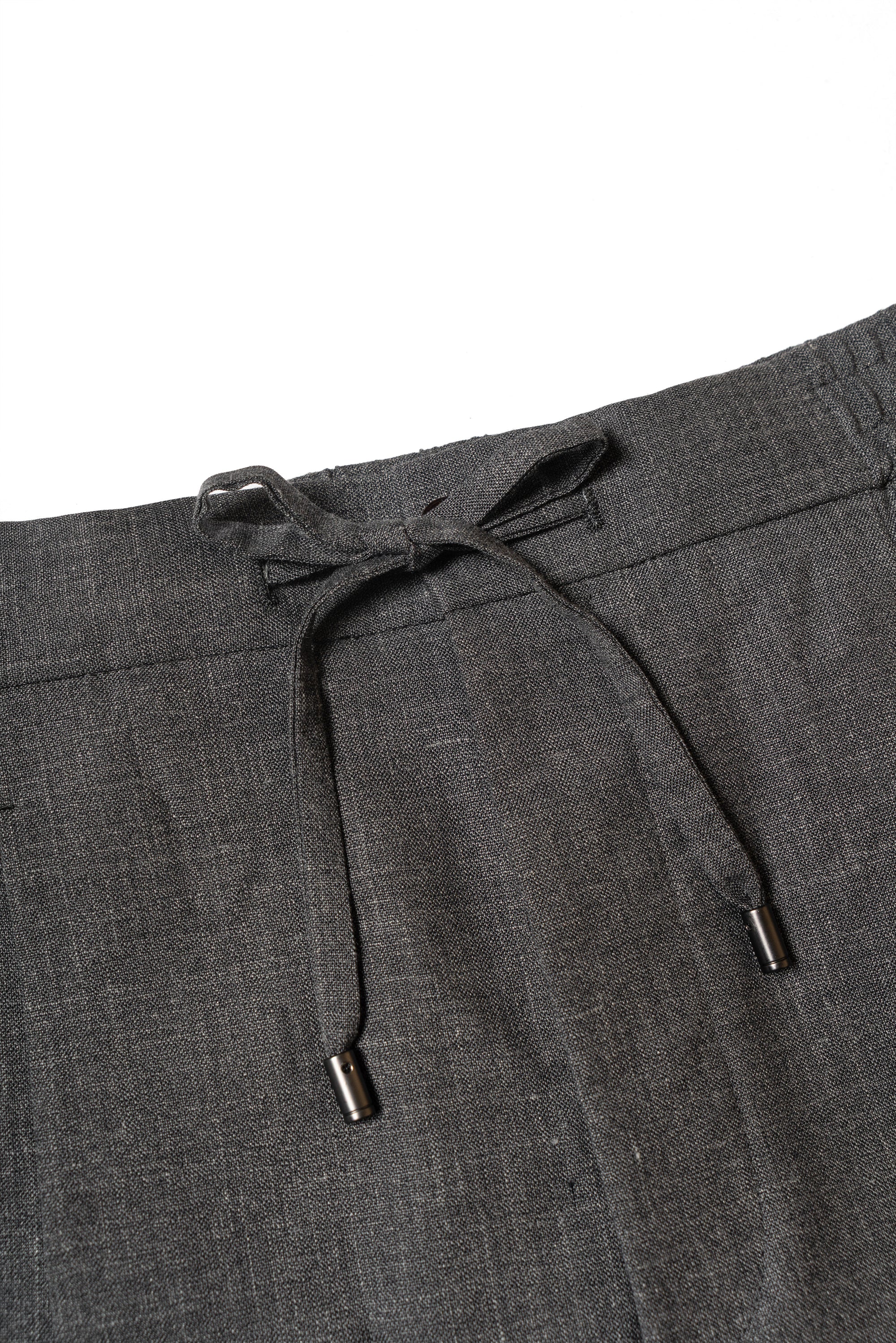 Silk Linen Wool Drawstring Trousers #733 #735 #737