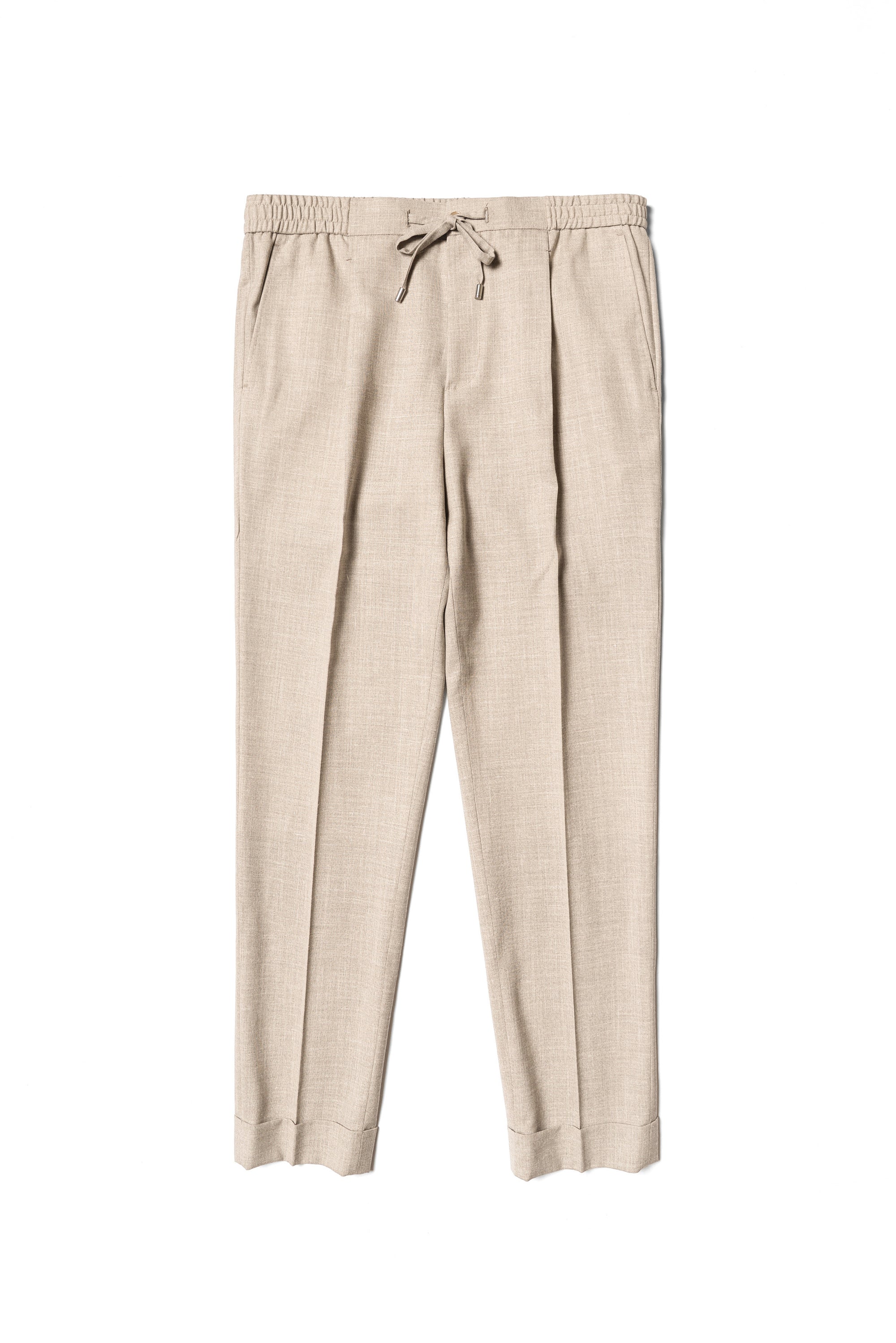 Silk Linen Wool Drawstring Trousers #733 #735 #737