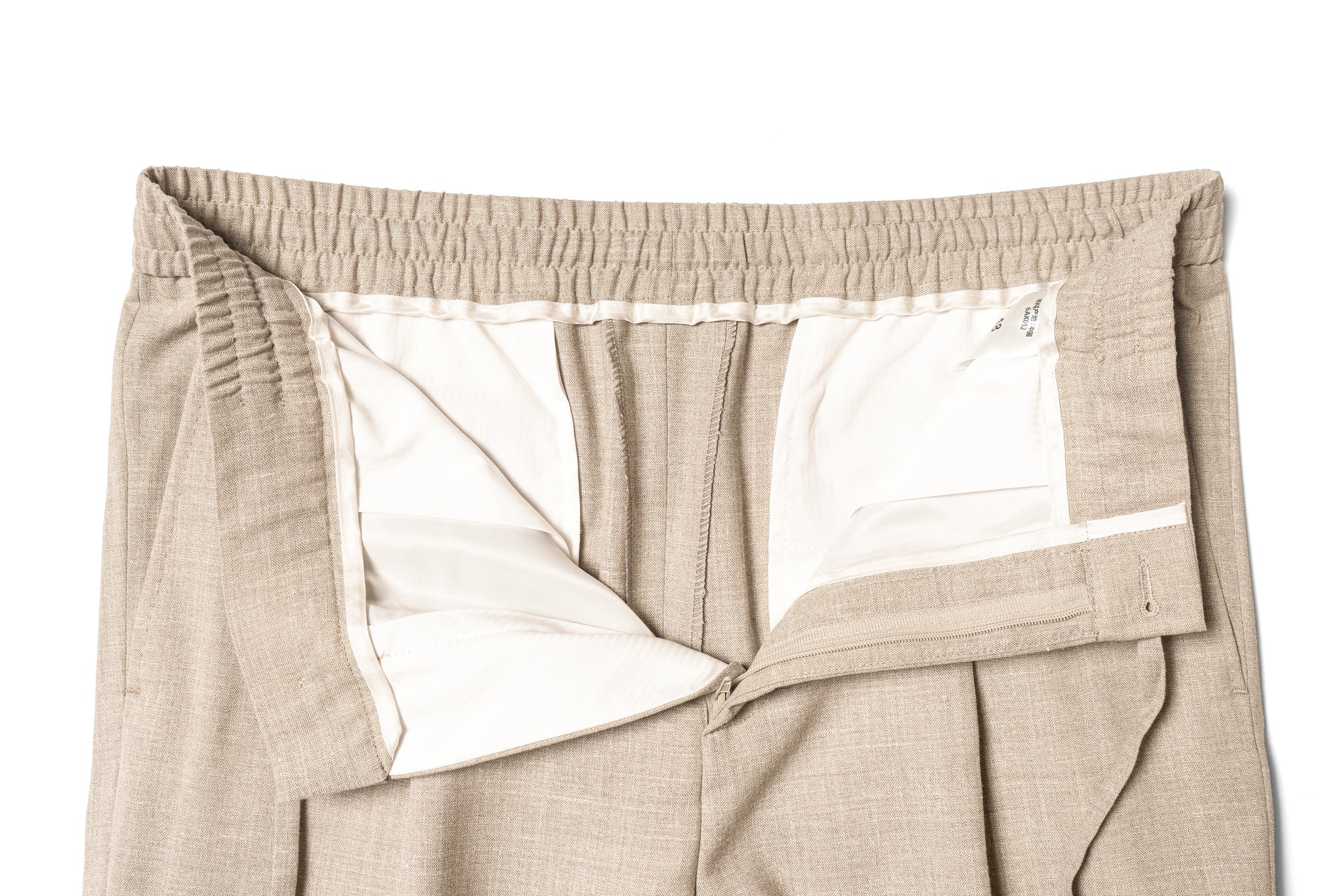 Silk Linen Wool Drawstring Trousers #733 #735 #737