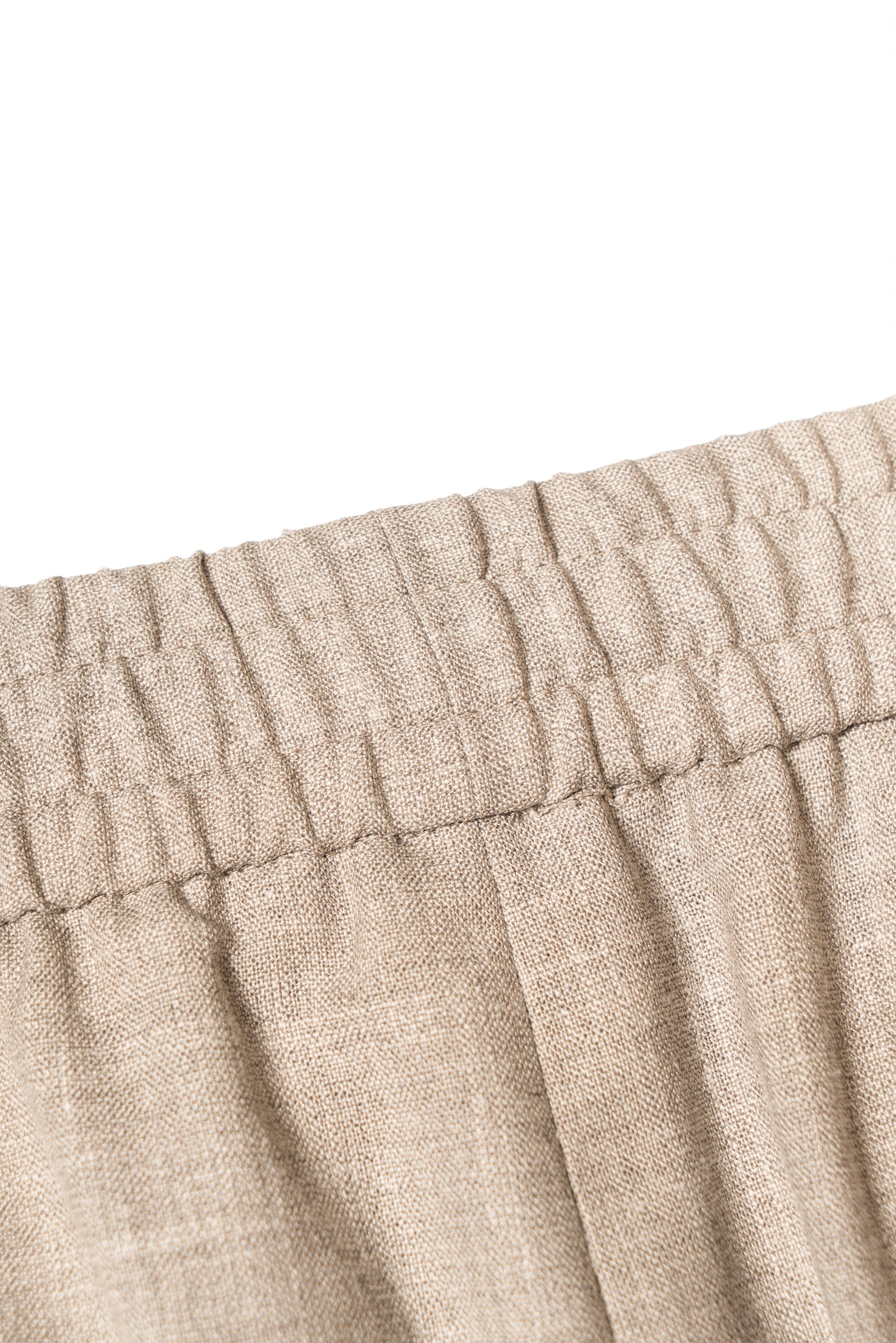 Silk Linen Wool Drawstring Trousers #733 #735 #737