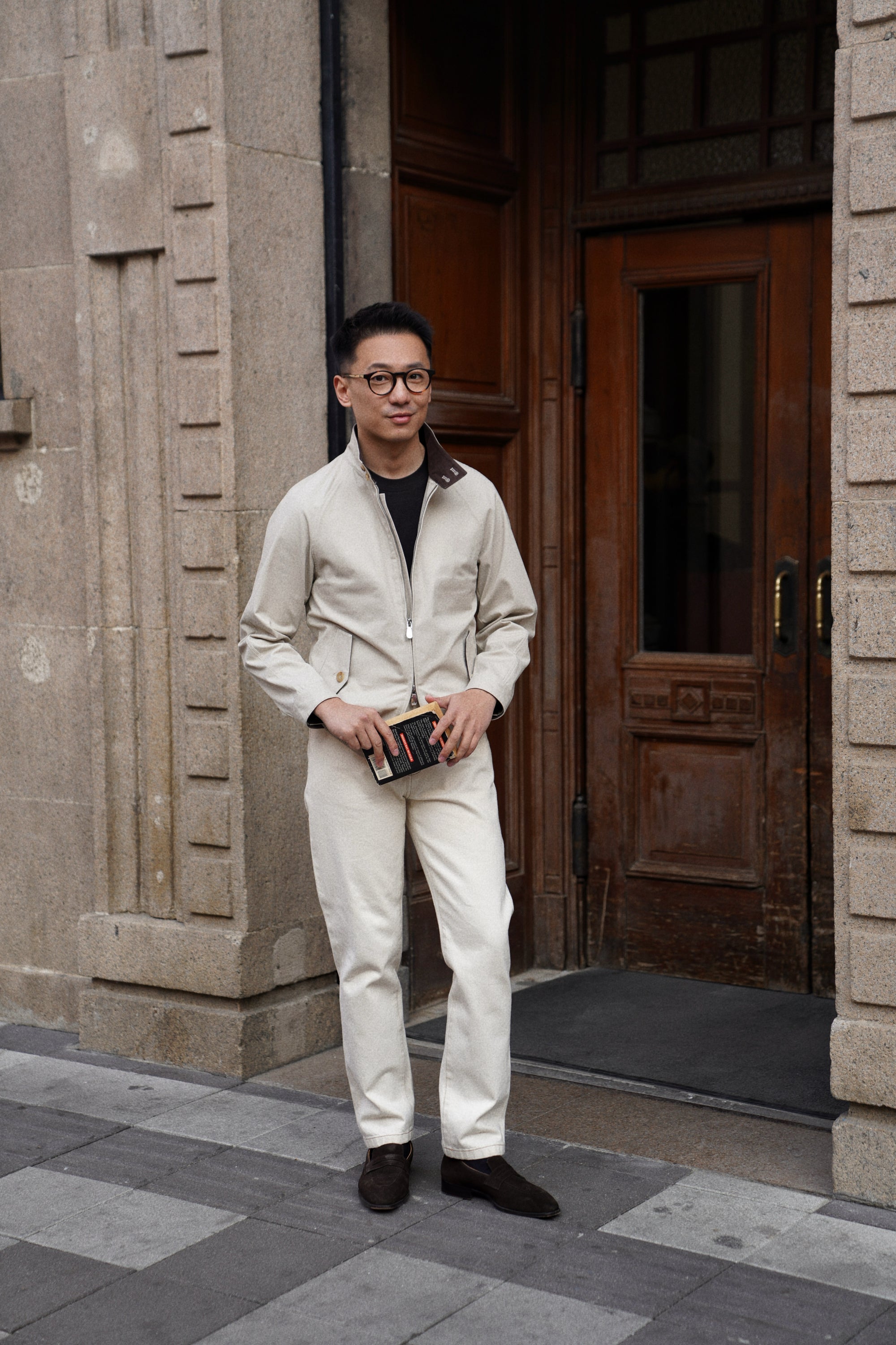 Beige Cotton Blending G9 Jacket #242