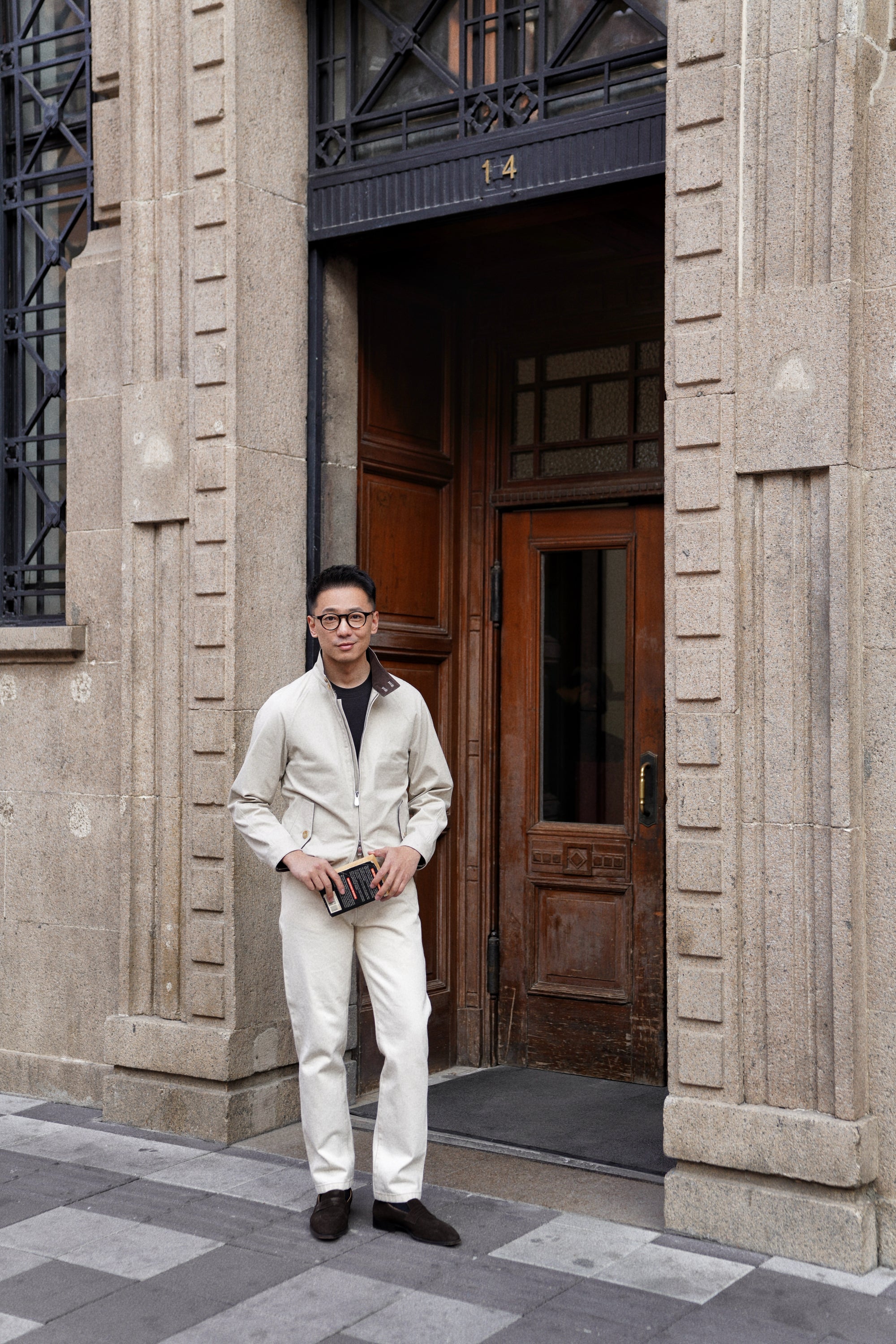 Beige Cotton Blending G9 Jacket #242