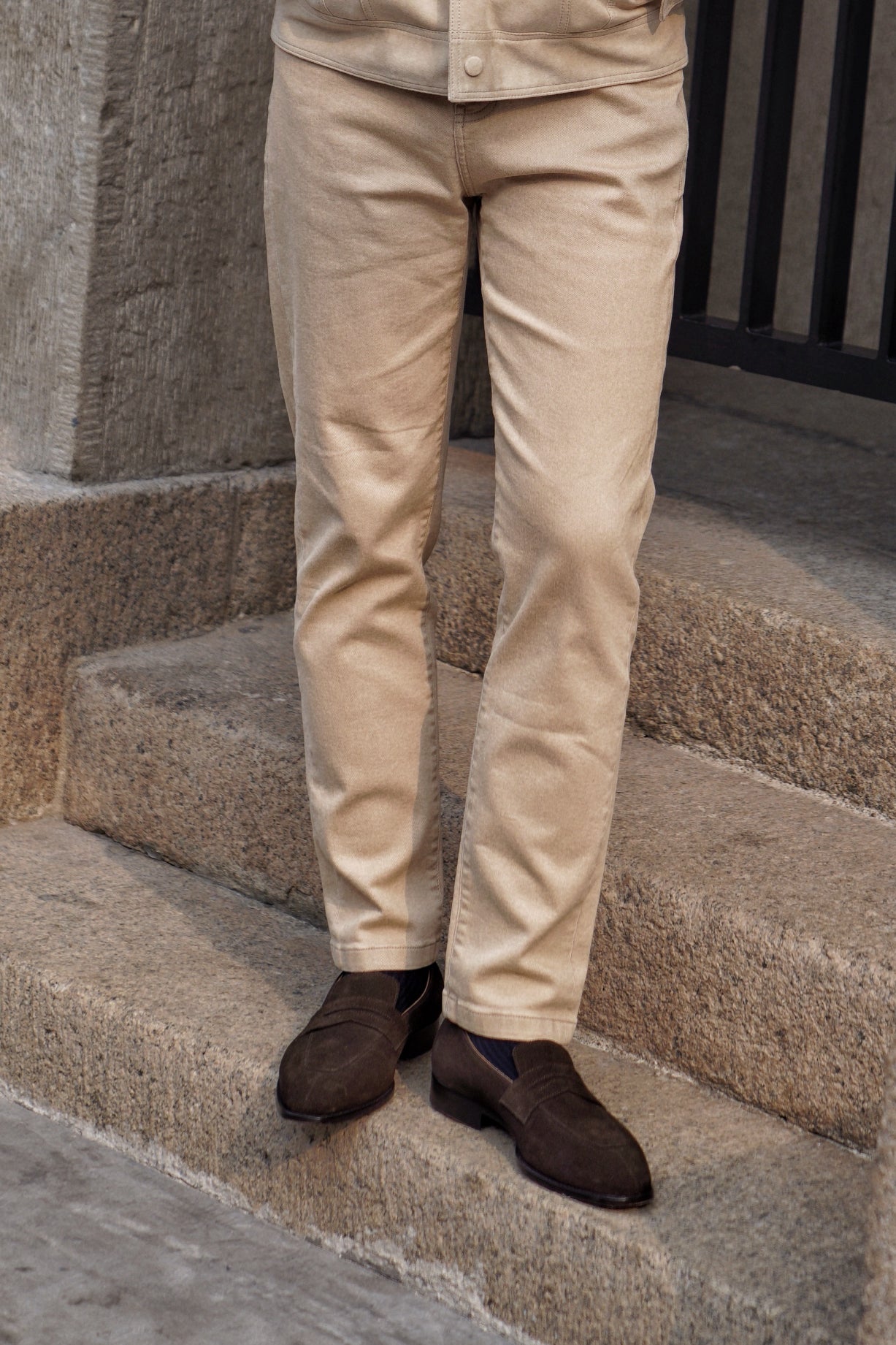 Adamello “Torino” Dark Brown Suede Penny Loafer