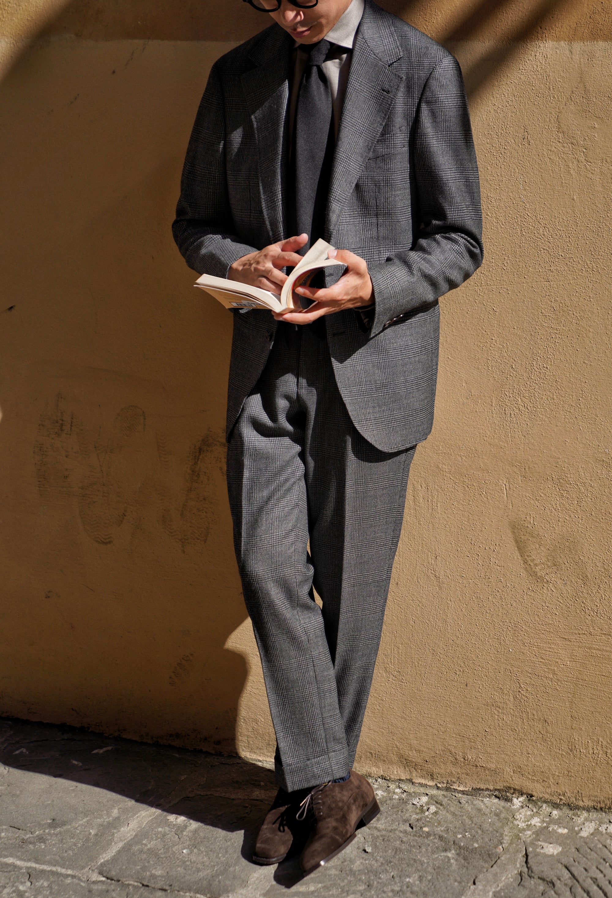Adamello “Roma” Dark Brown Suede Calf Oxford