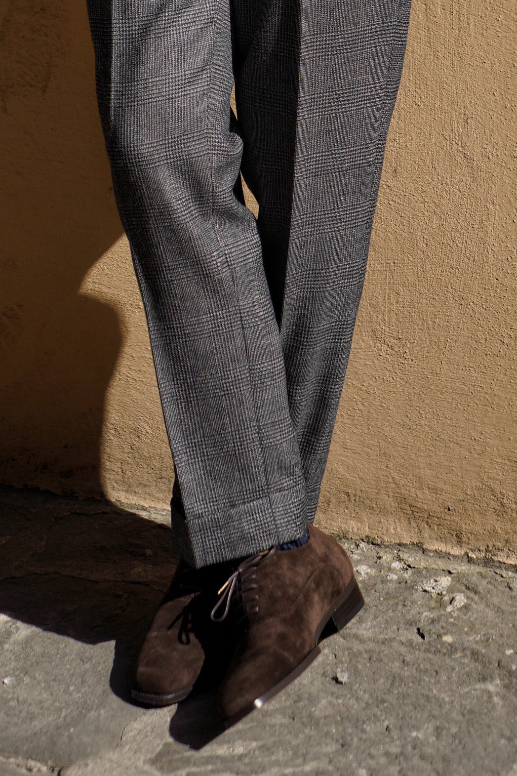 Adamello “Roma” Dark Brown Suede Calf Oxford