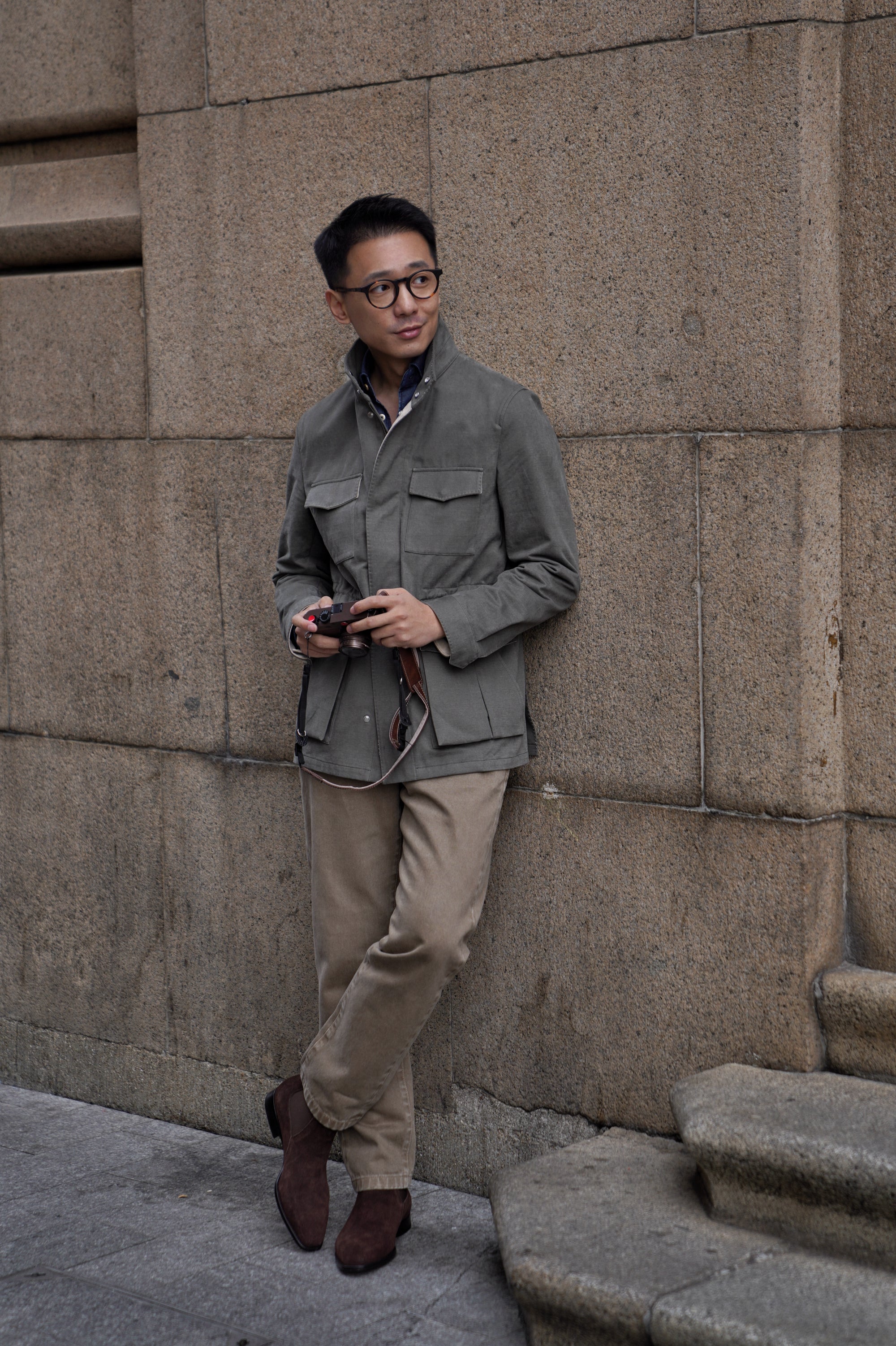 Adamello “Cortina” Dark Brown Suede Chelsea Boot