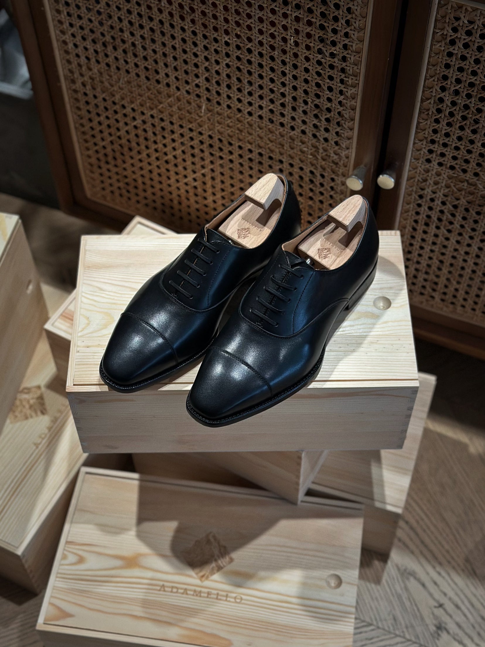 Adamello “Roma” Black Calf Oxford
