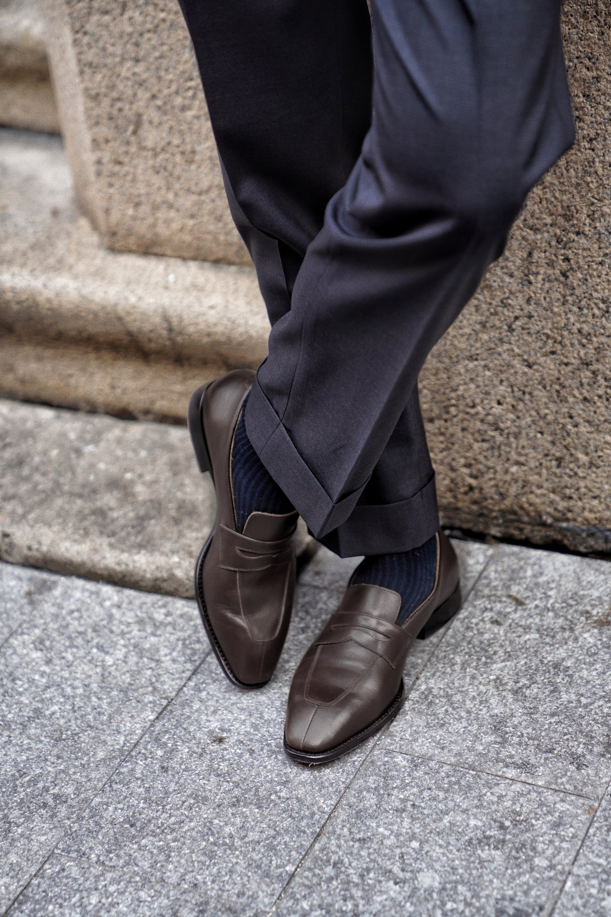 Adamello “Torino” Dark Brown Calf Penny Loafer