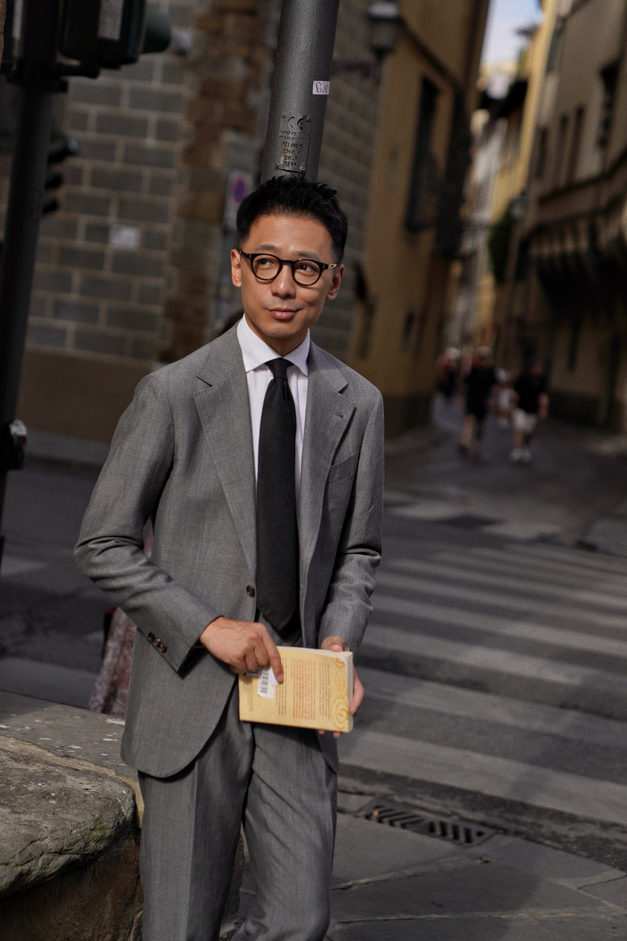 MTO Shark Grey Wool Linen Silk Suit