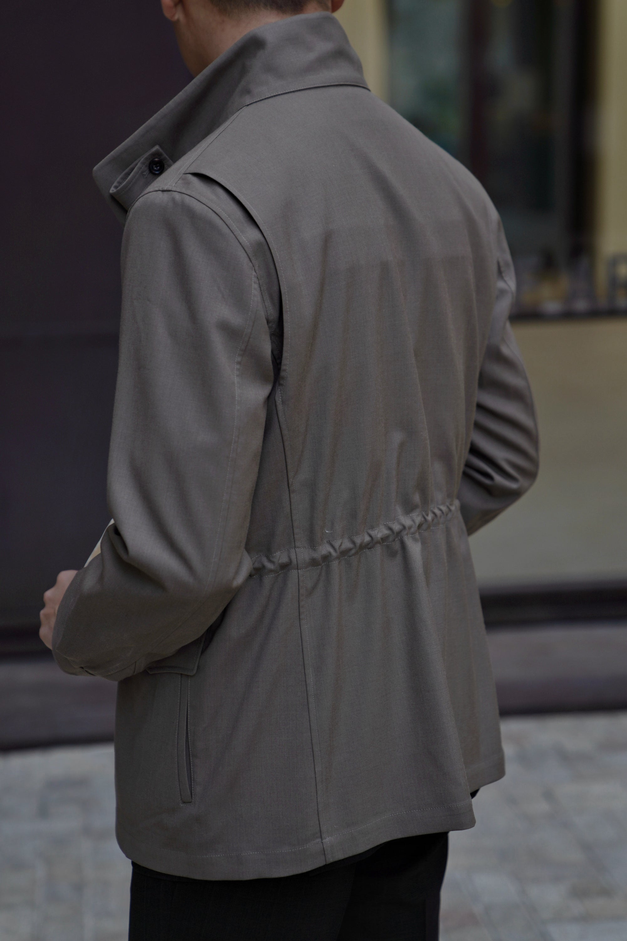 Olive Wool Silk M65 Jacket #266