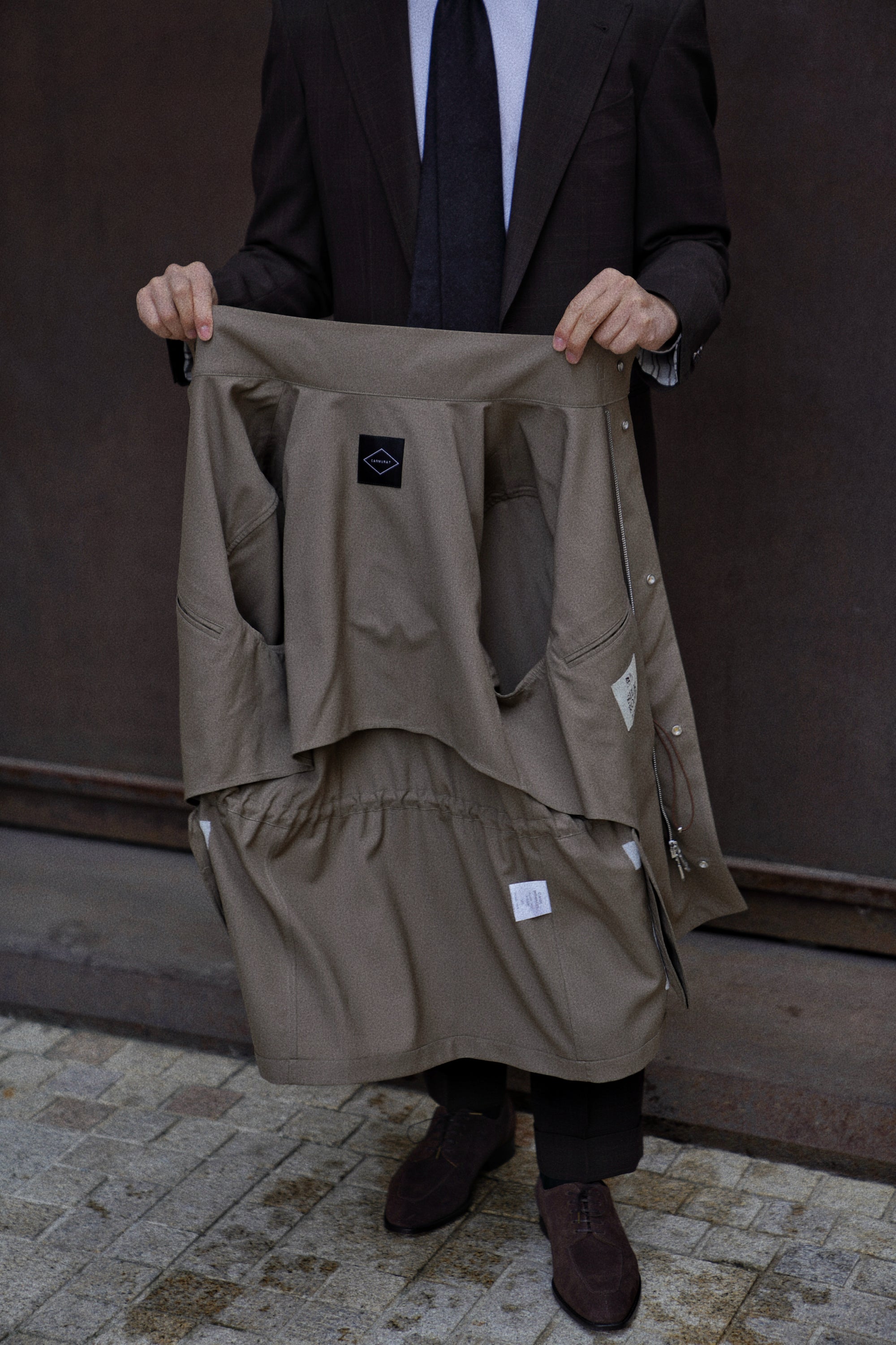 Olive Wool Silk M65 Jacket #266