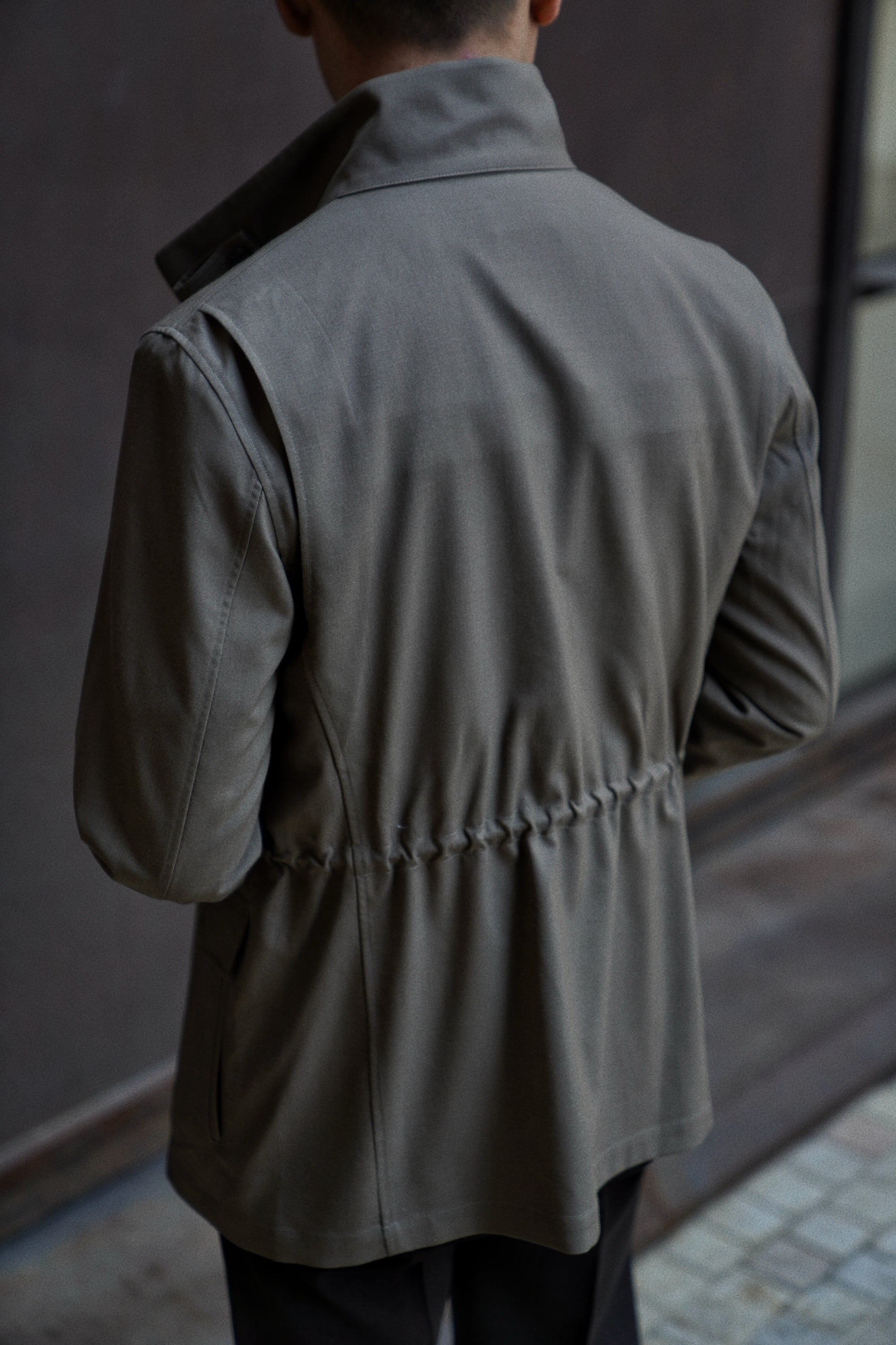 Olive Wool Silk M65 Jacket #266