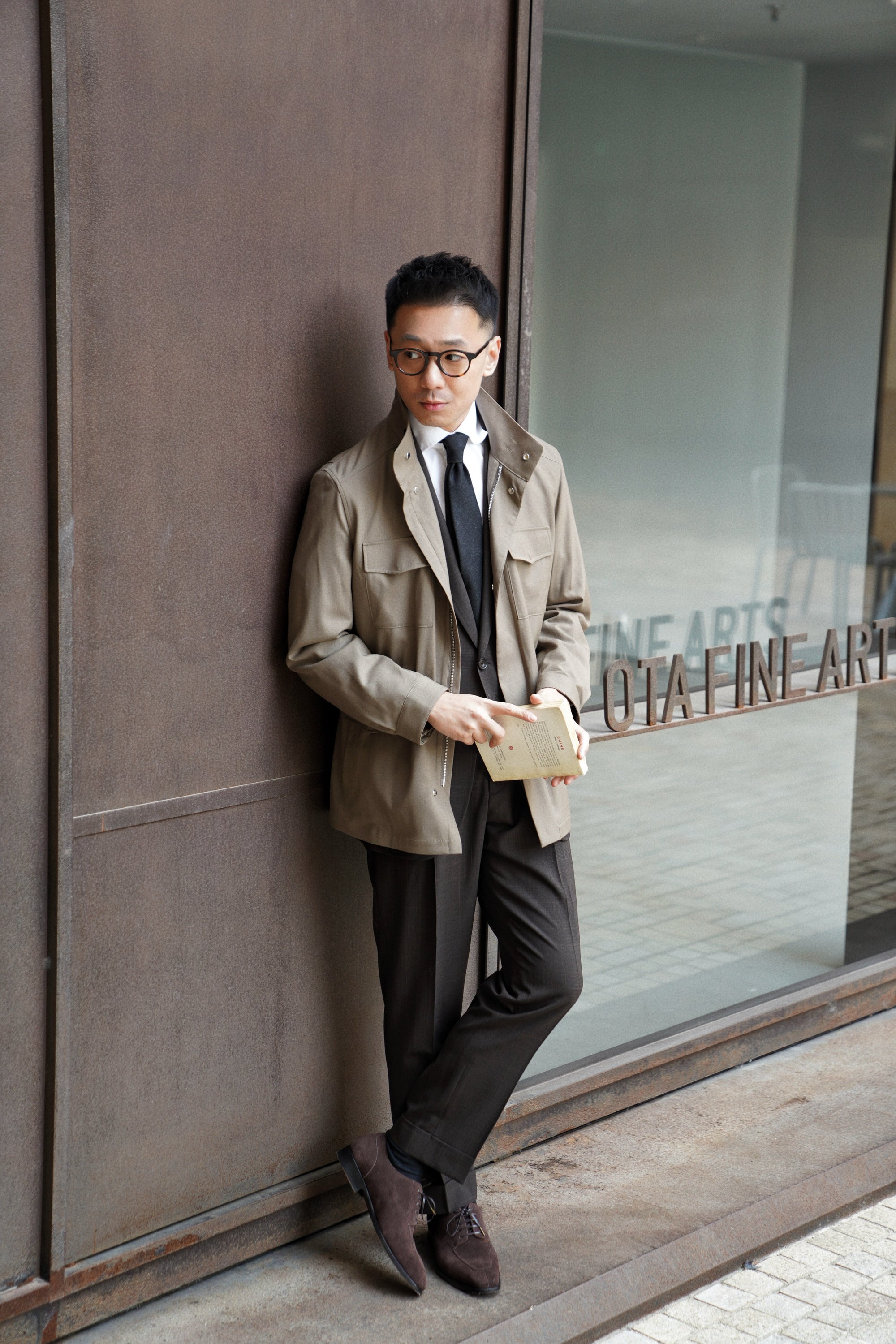Olive Wool Silk M65 Jacket #266
