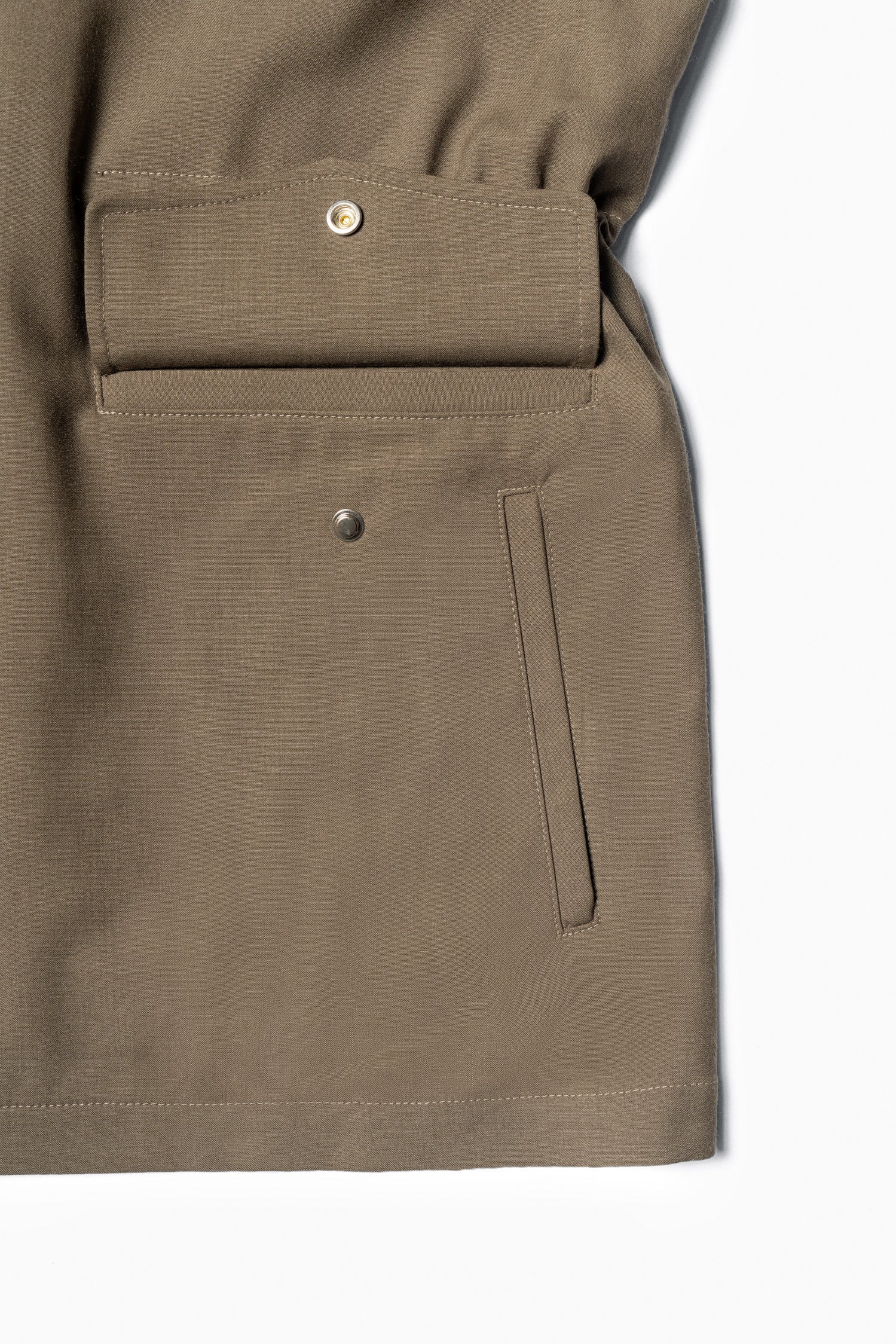 Olive Wool Silk M65 Jacket #266