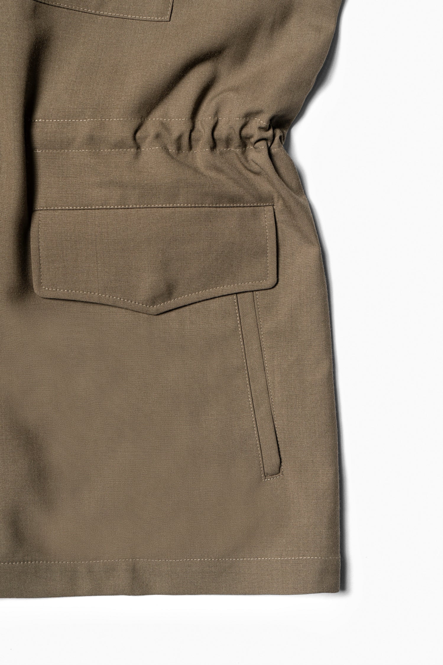 Olive Wool Silk M65 Jacket #266