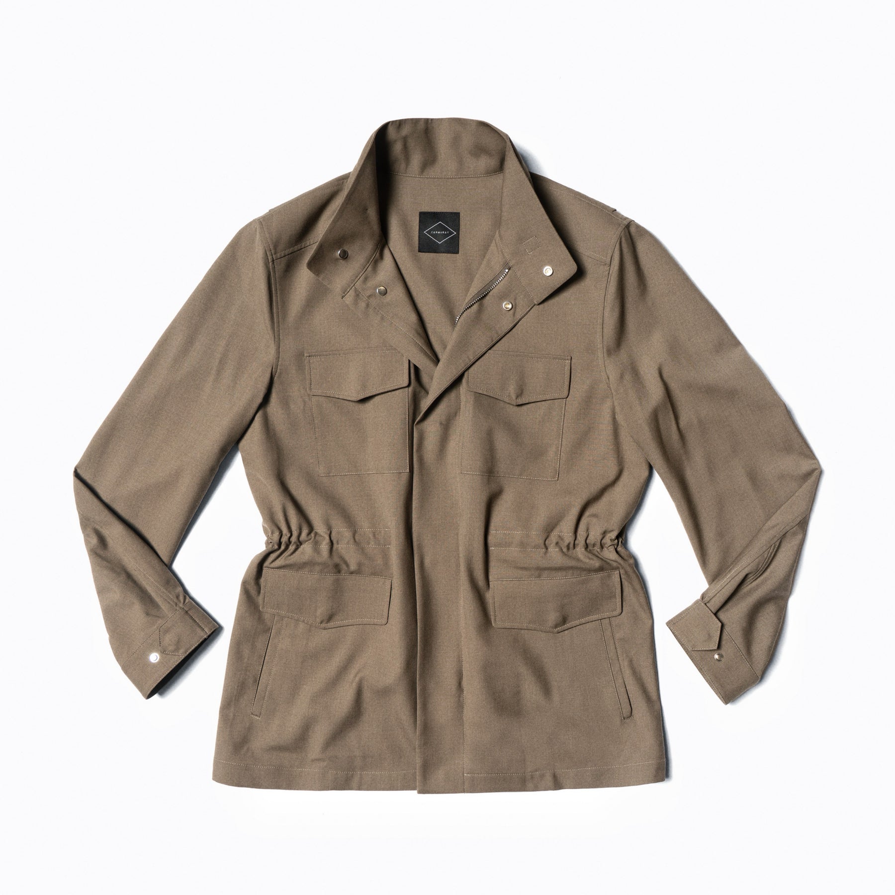 Olive Wool Silk M65 Jacket #266