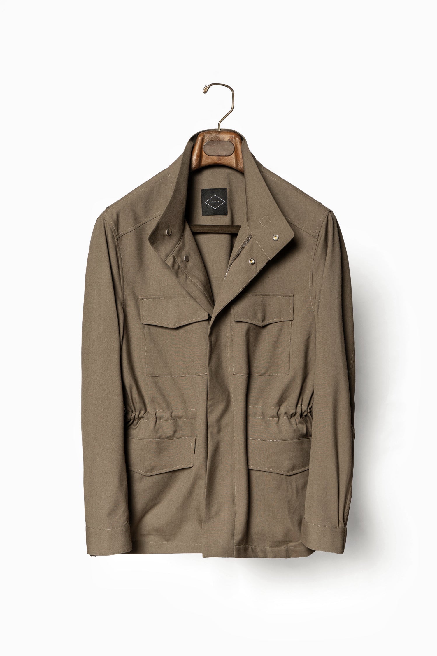 Olive Wool Silk M65 Jacket #266