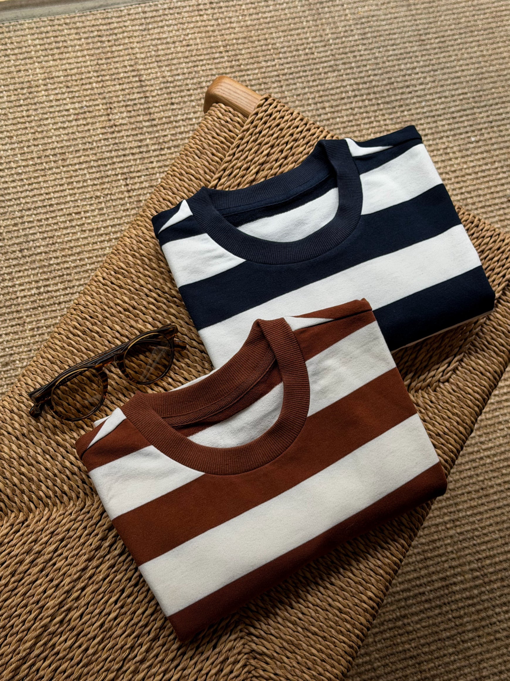 “Final Week” Short Sleeve Breton Top