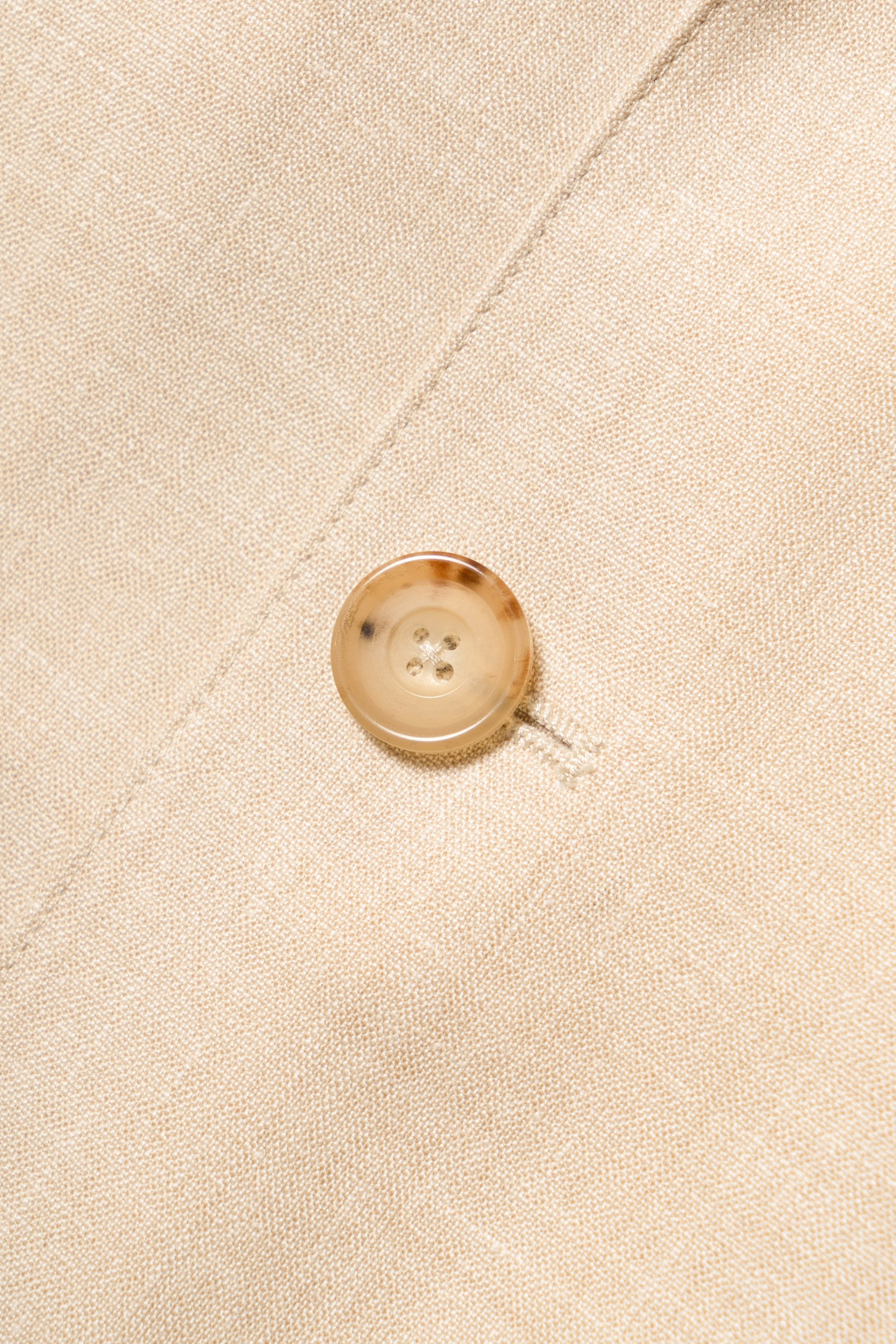 Beige Silk Linen Wool Earl Jacket #265