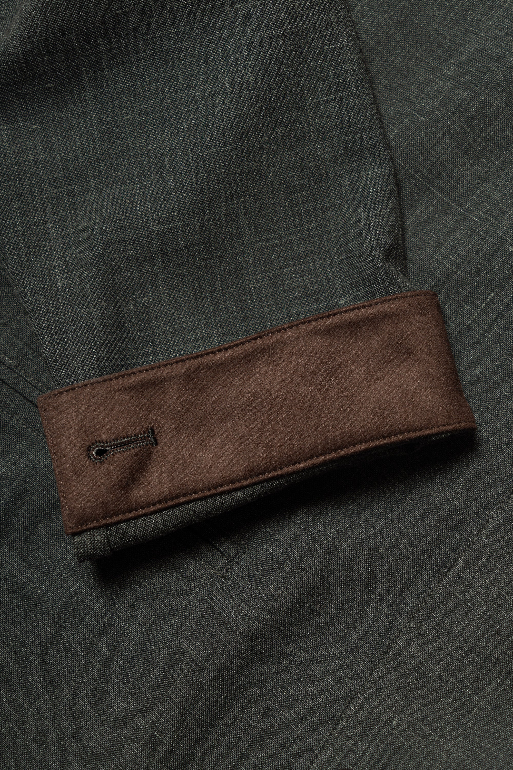 Turquoise Silk Linen Wool Earl Jacket #260