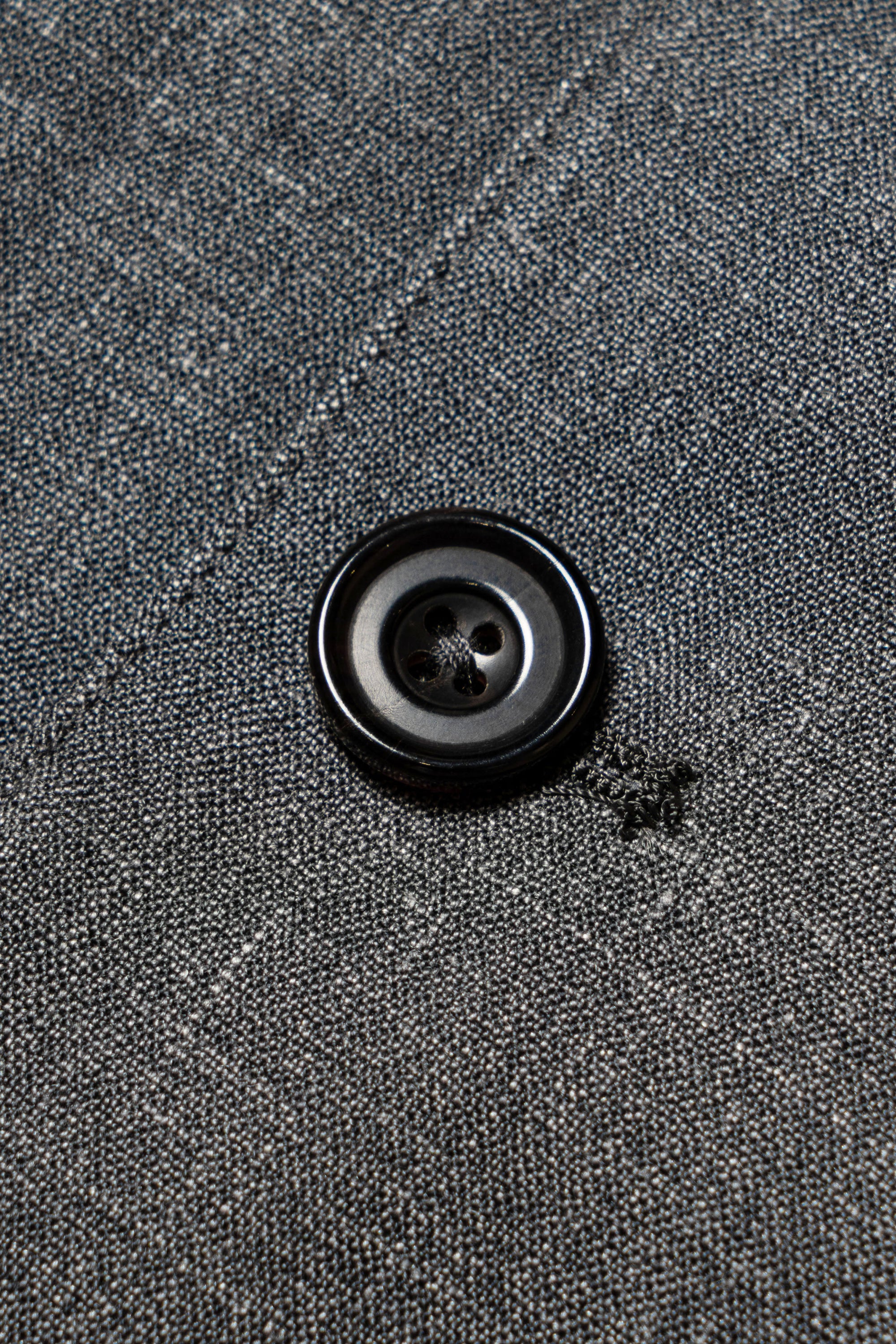 Mid Grey Silk Linen Wool Earl Jacket #261