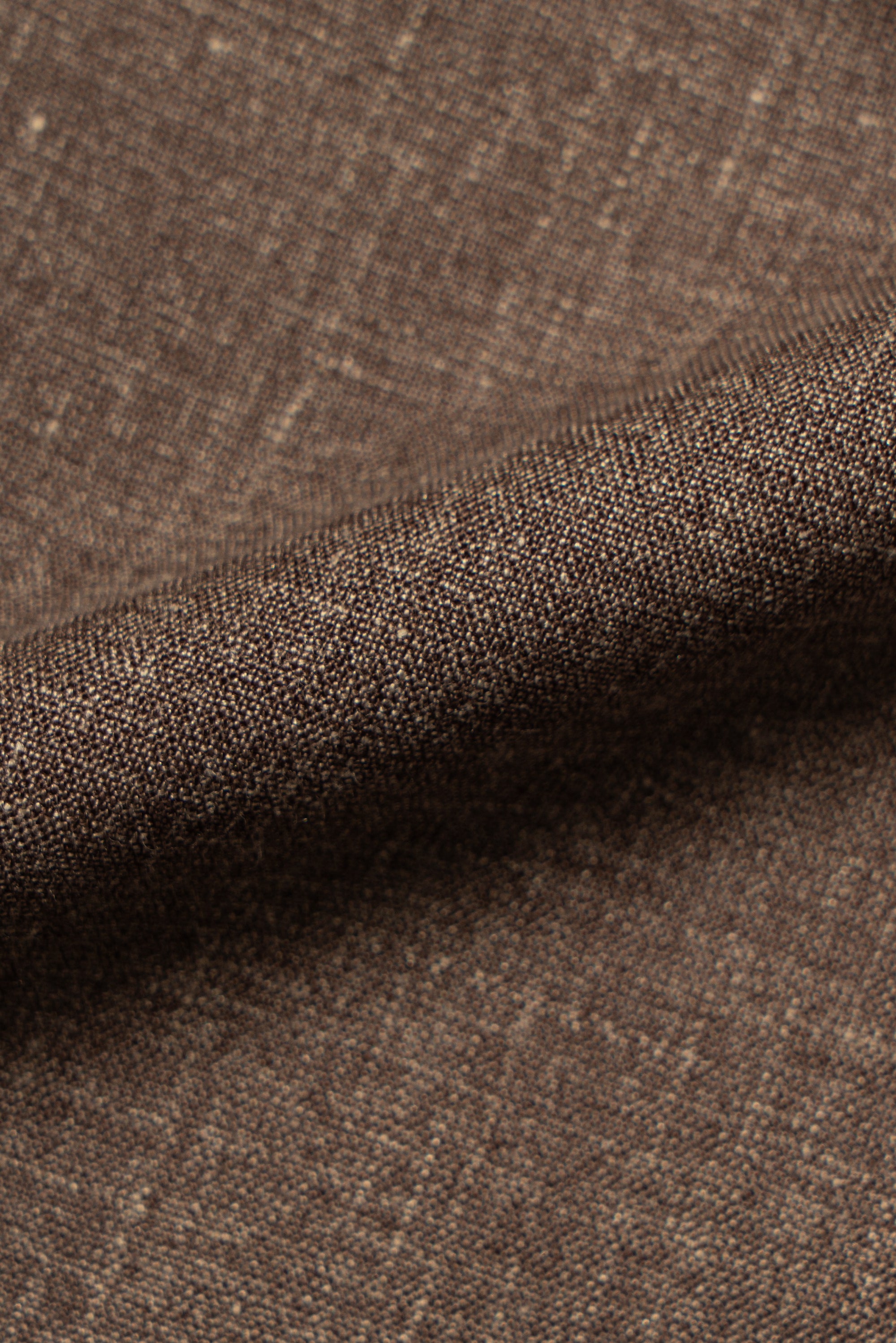 Brown Silk Linen Wool Earl Jacket #259