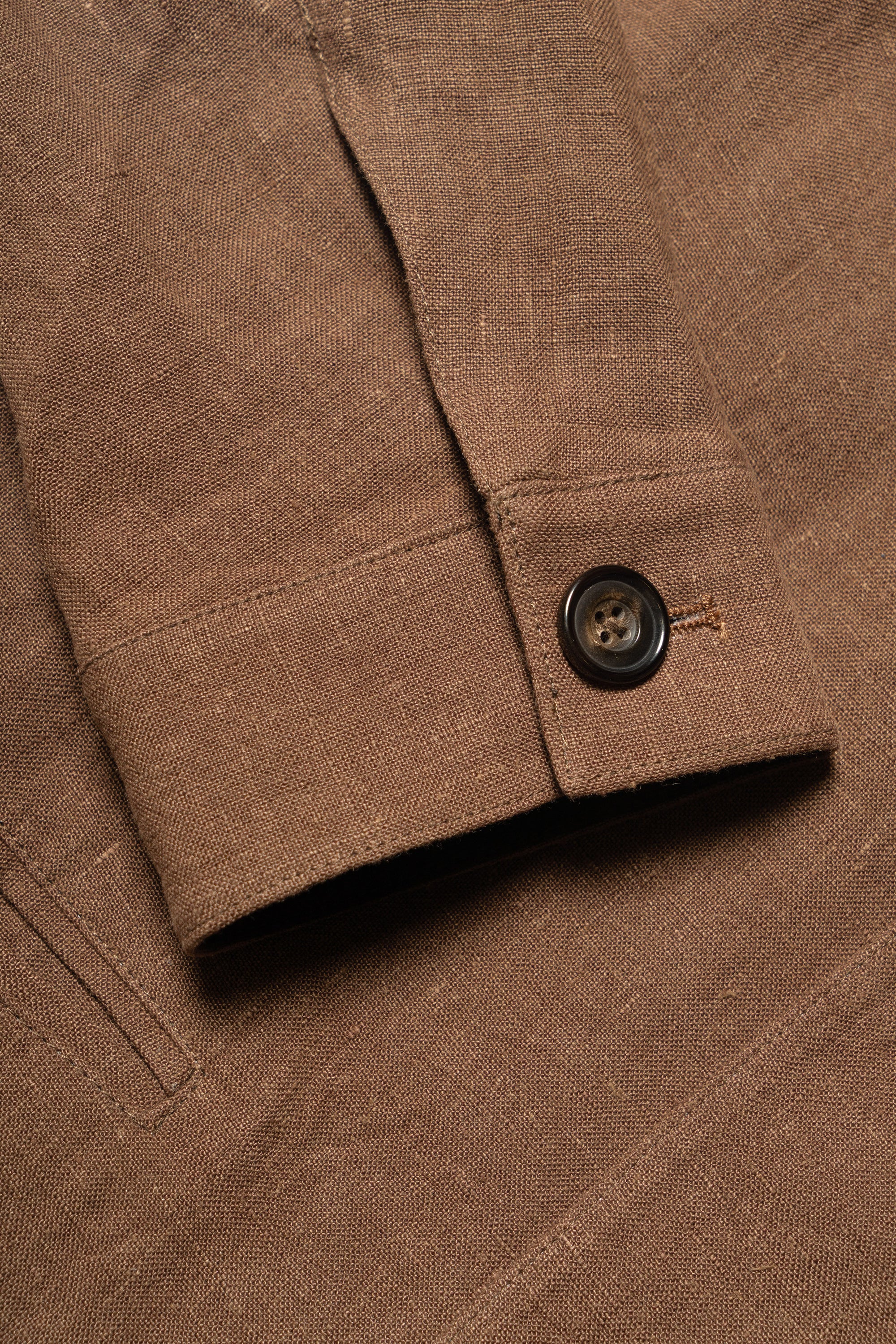 Brown Hemp Earl Jacket #282